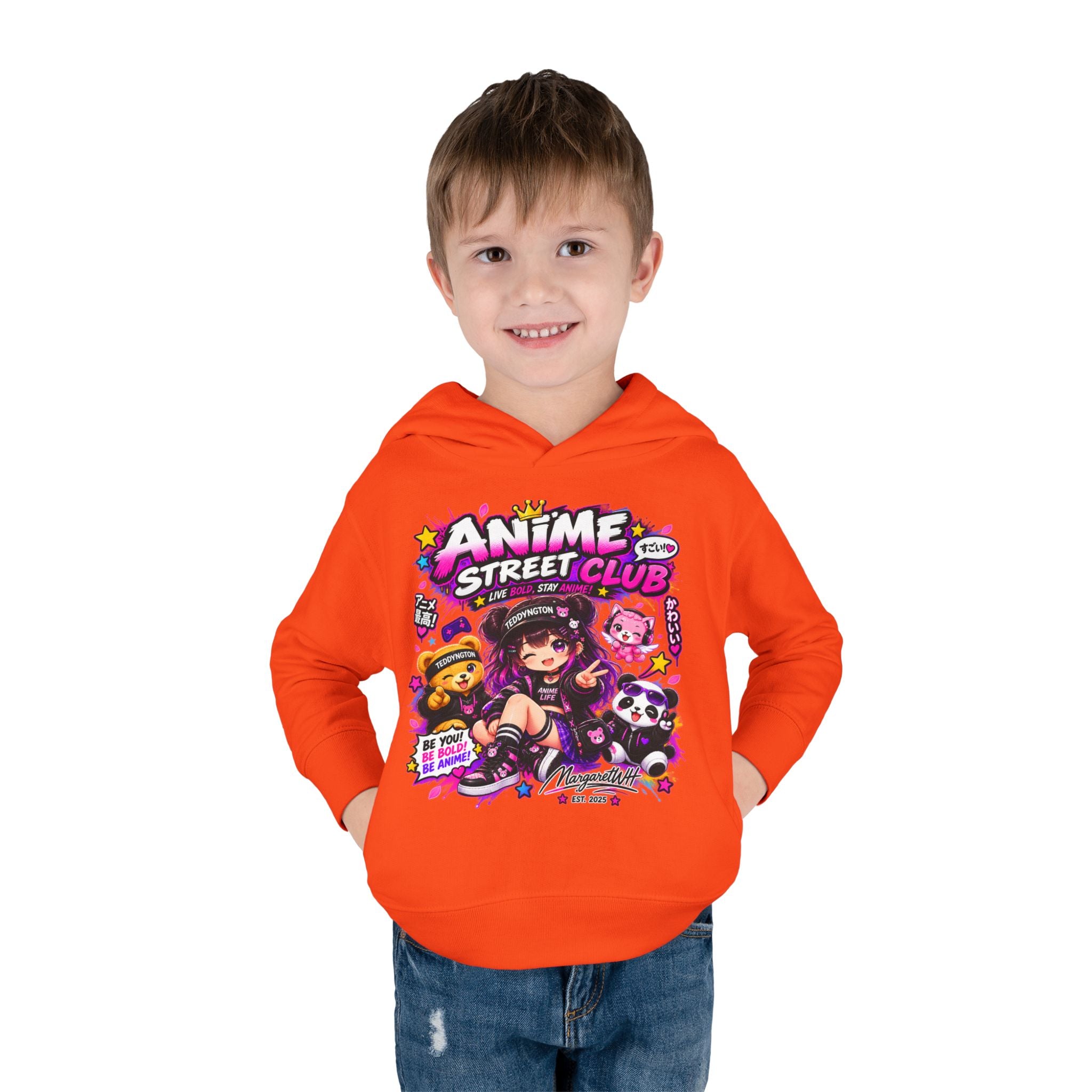 Teddyngton Anime Street Club Kids Hoodie