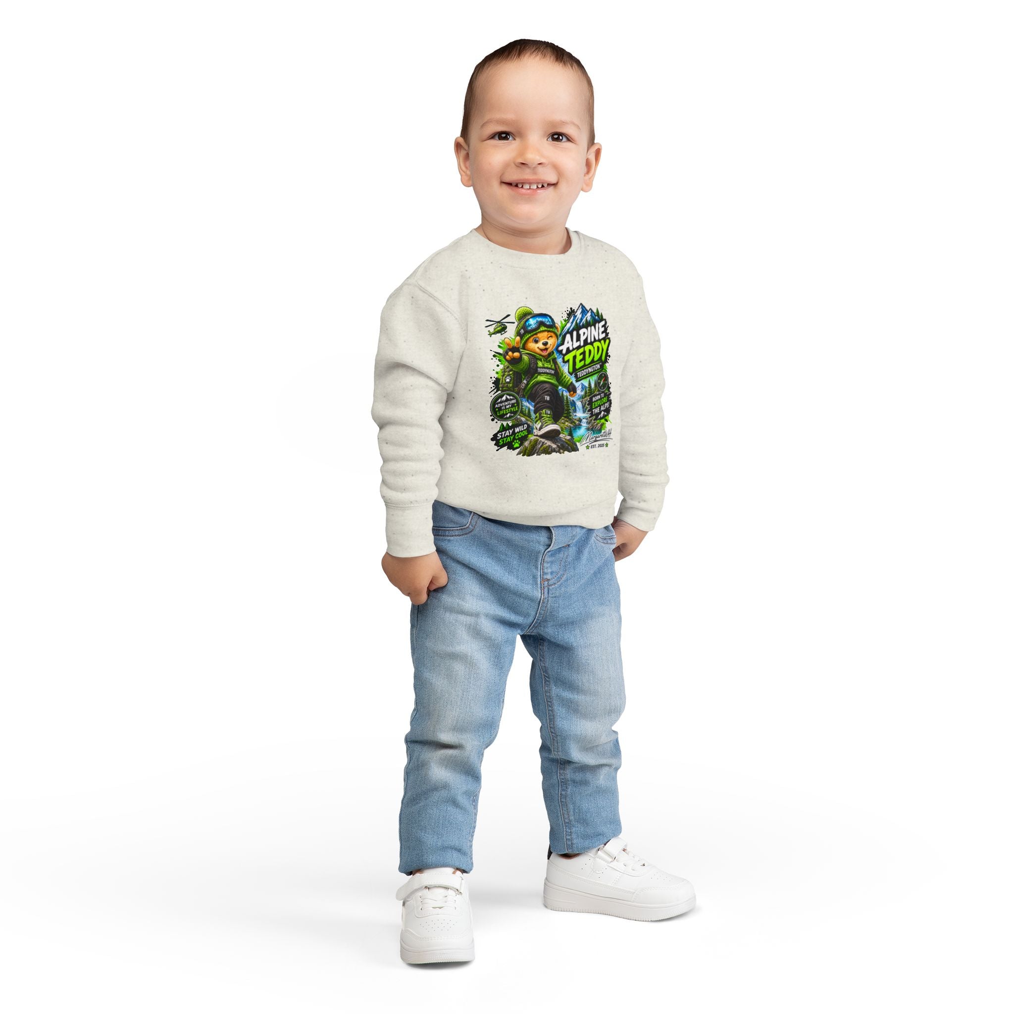 Alpine Teddy Toddler Sweatshirt