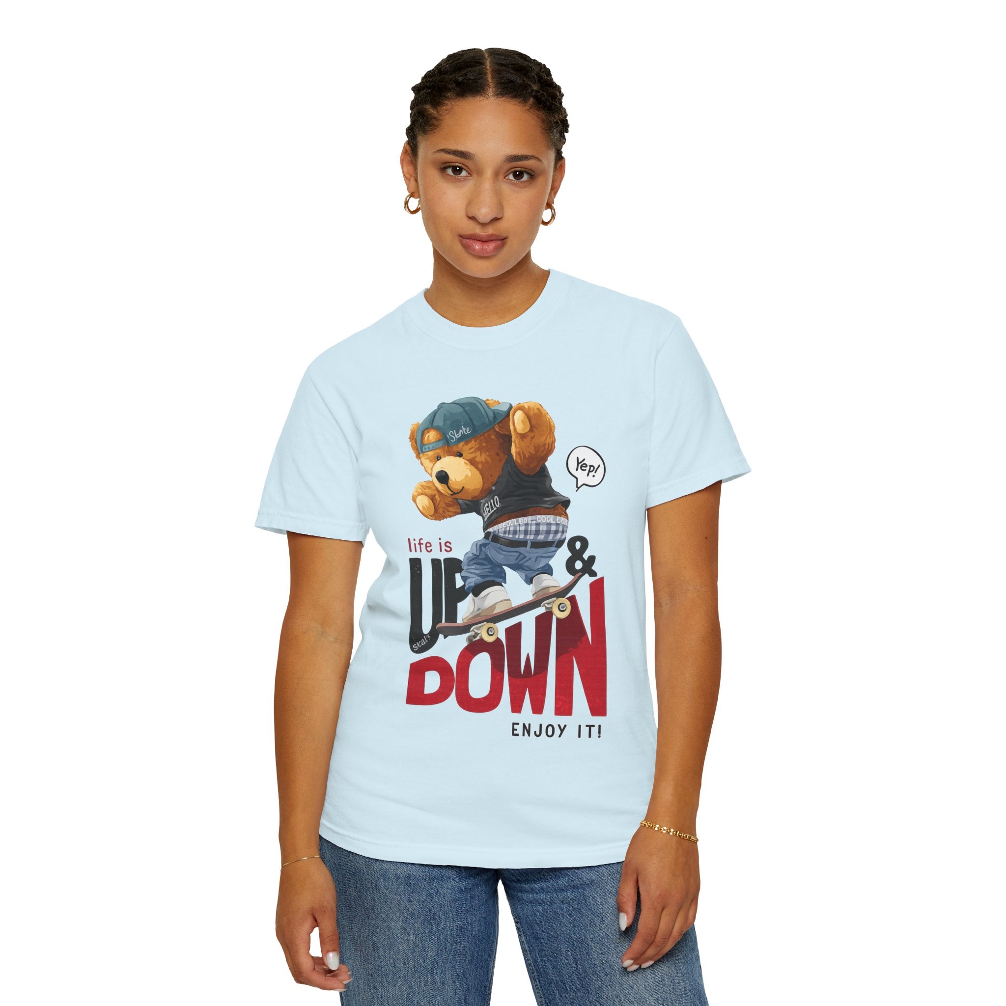 Life Is Up & Down Teddy Bear T-Shirt