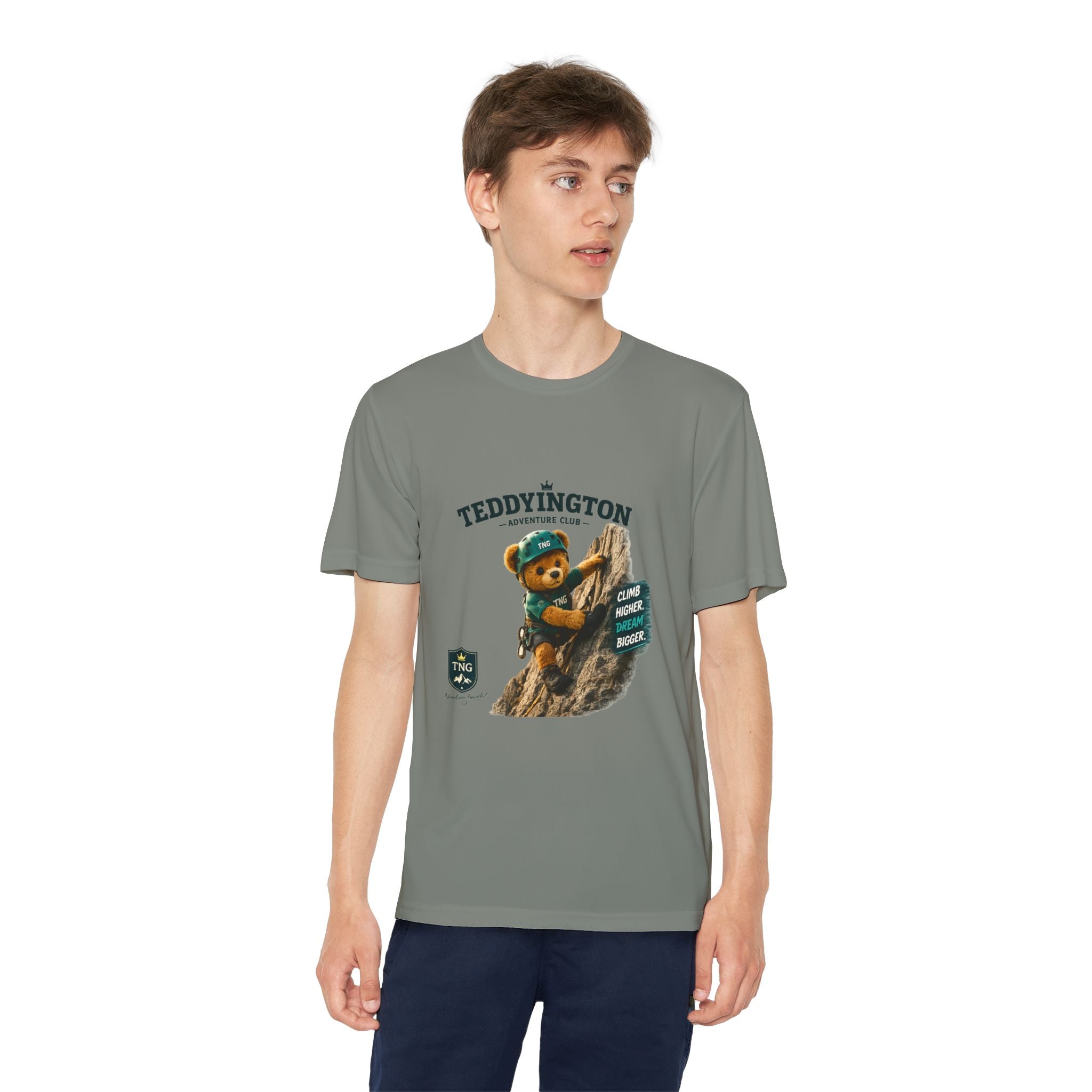 Teddy Bear Mountain Climbing T-Shirt