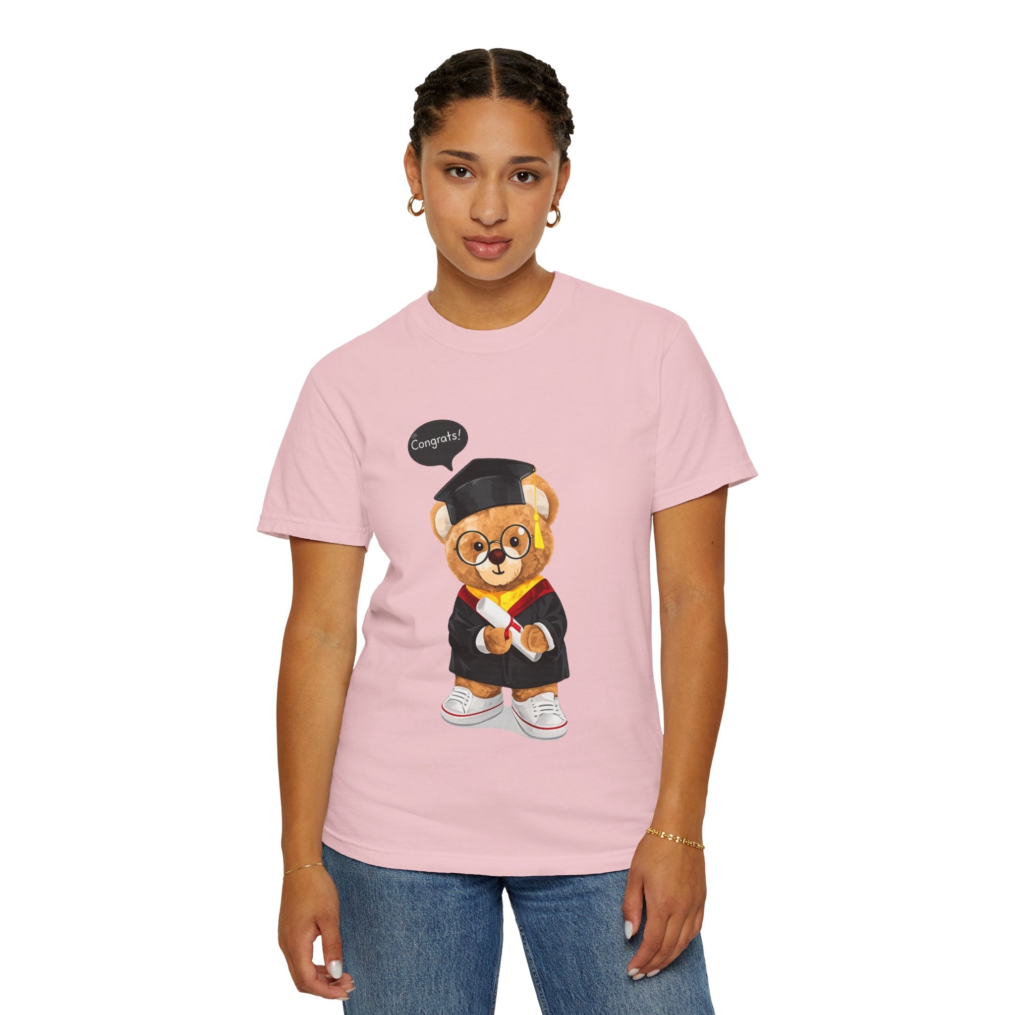 Graduation Teddy Bear Graphic T-Shirt