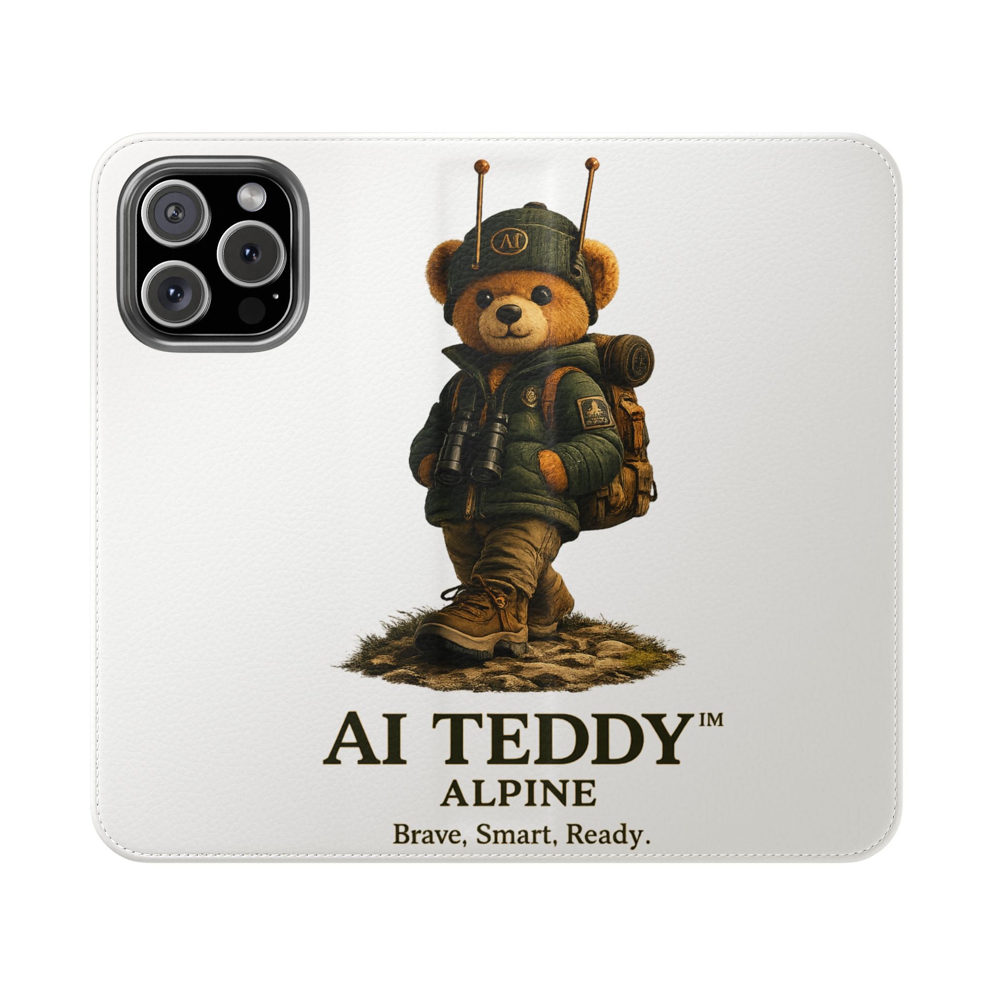 AI Teddy Alpine Wallet Phone Case