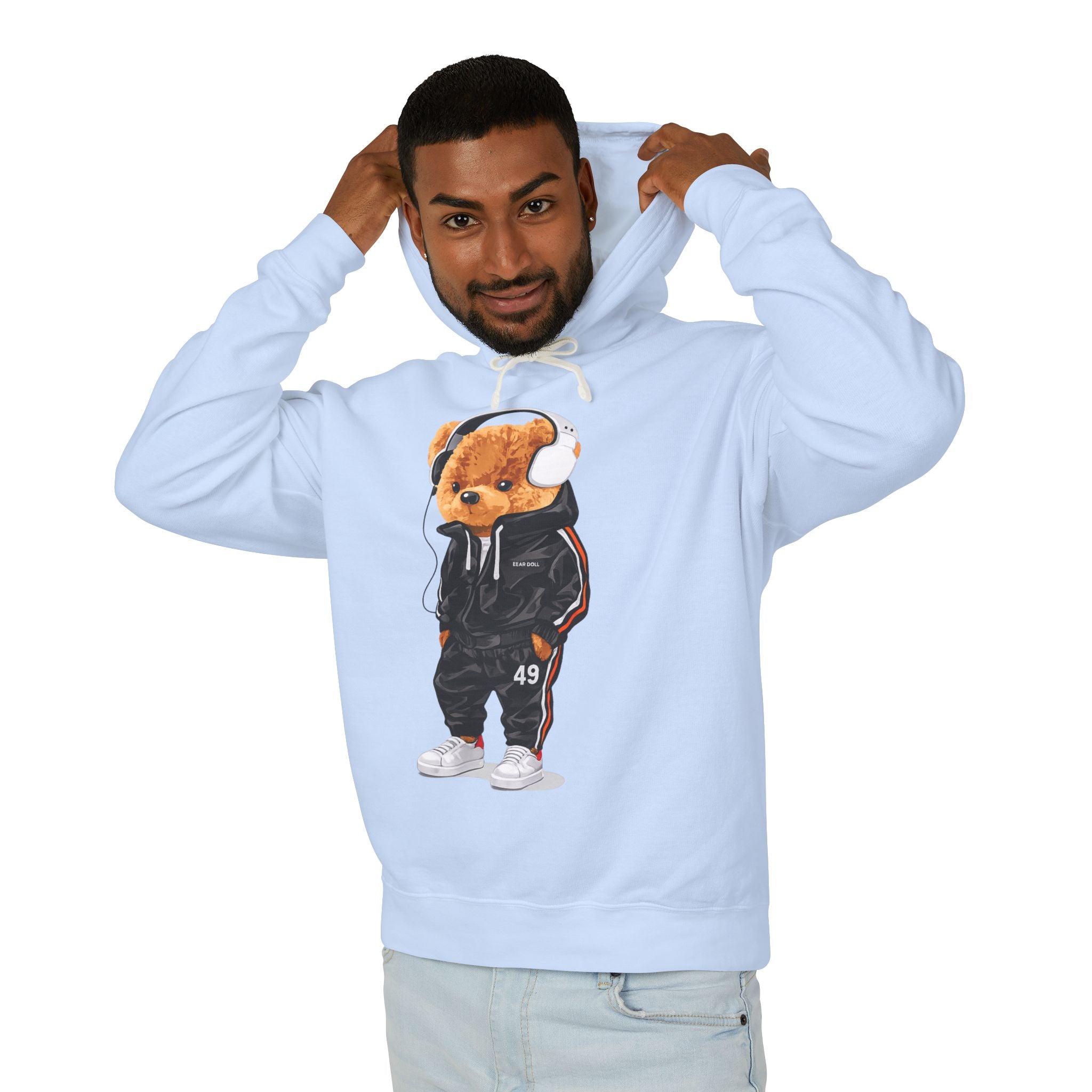 Unisex Lightweight Hooded Sweatshirt