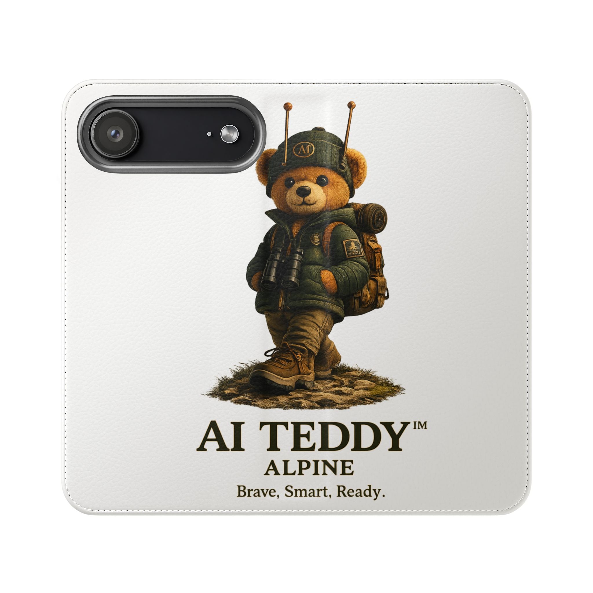 AI Teddy Alpine Wallet Phone Case