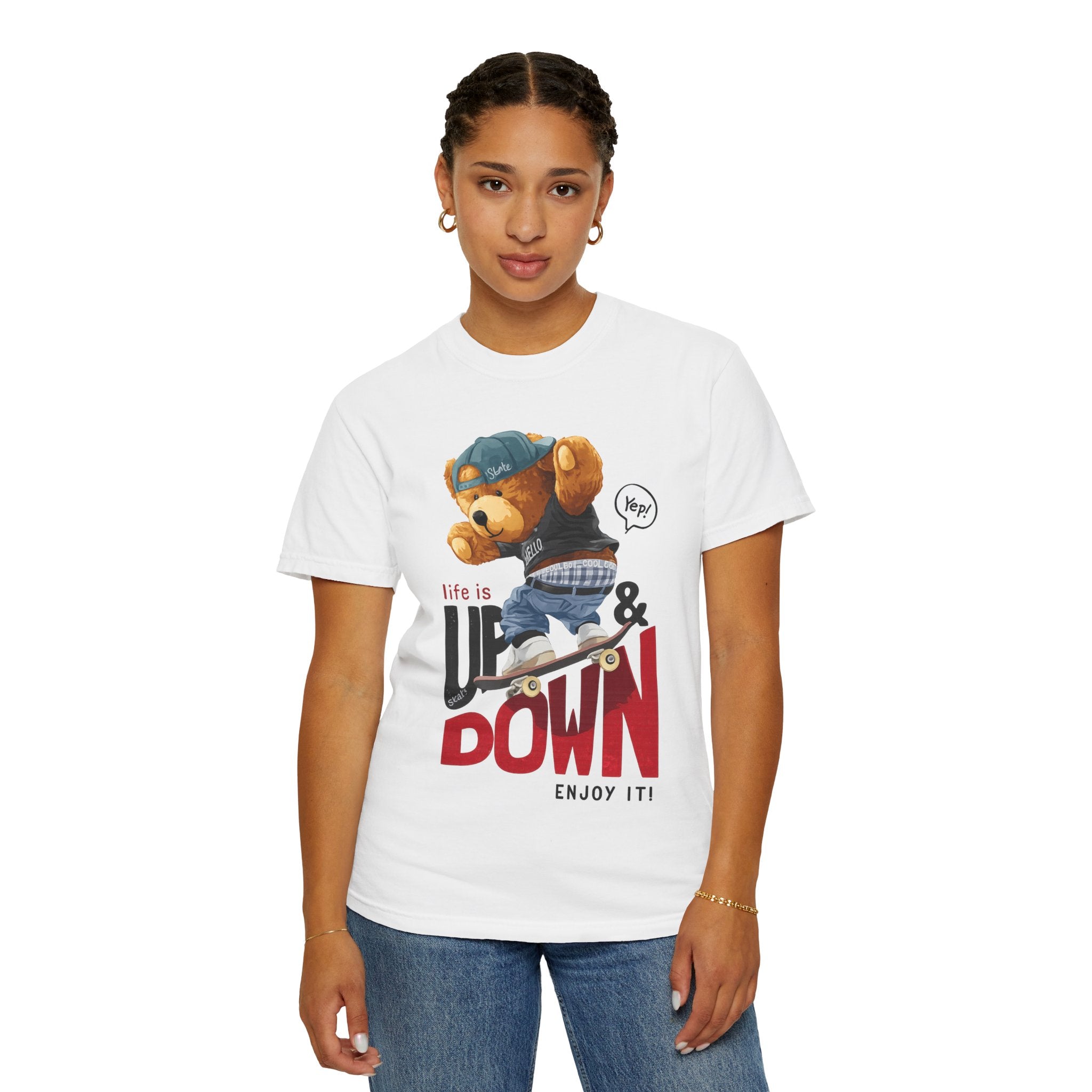 Life Is Up & Down Teddy Bear T-Shirt