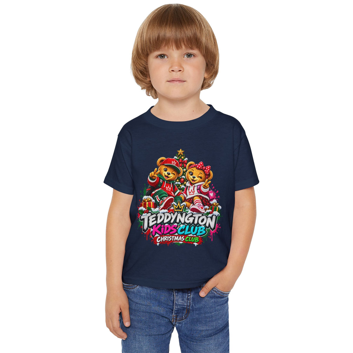 Teddyngton Kids Club Christmas T-Shirt