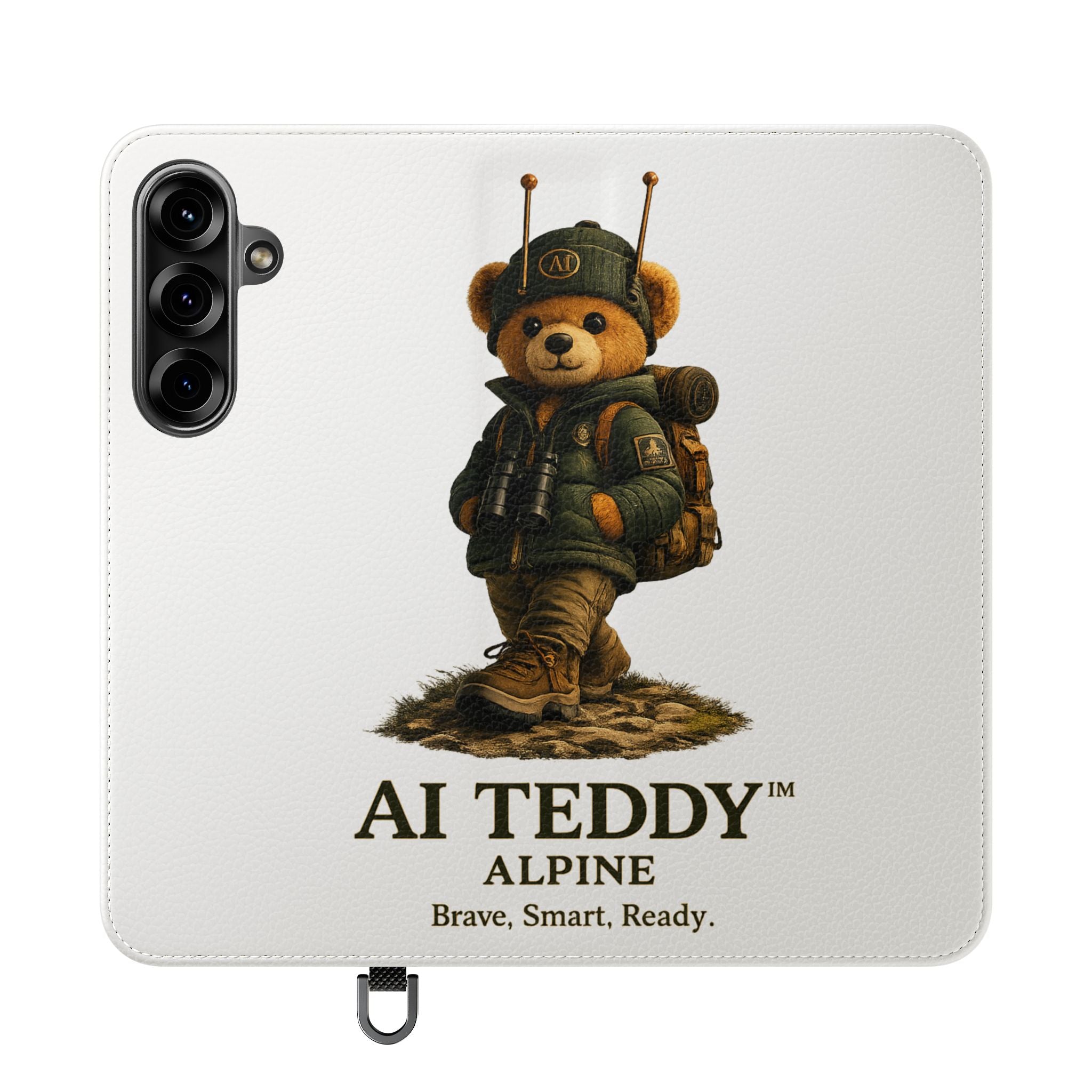 AI Teddy Alpine Wallet Phone Case