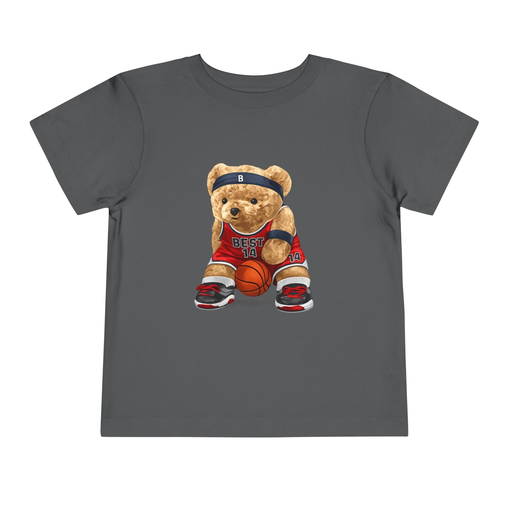 Toddler Basketball Teddy Bear T-Shirt