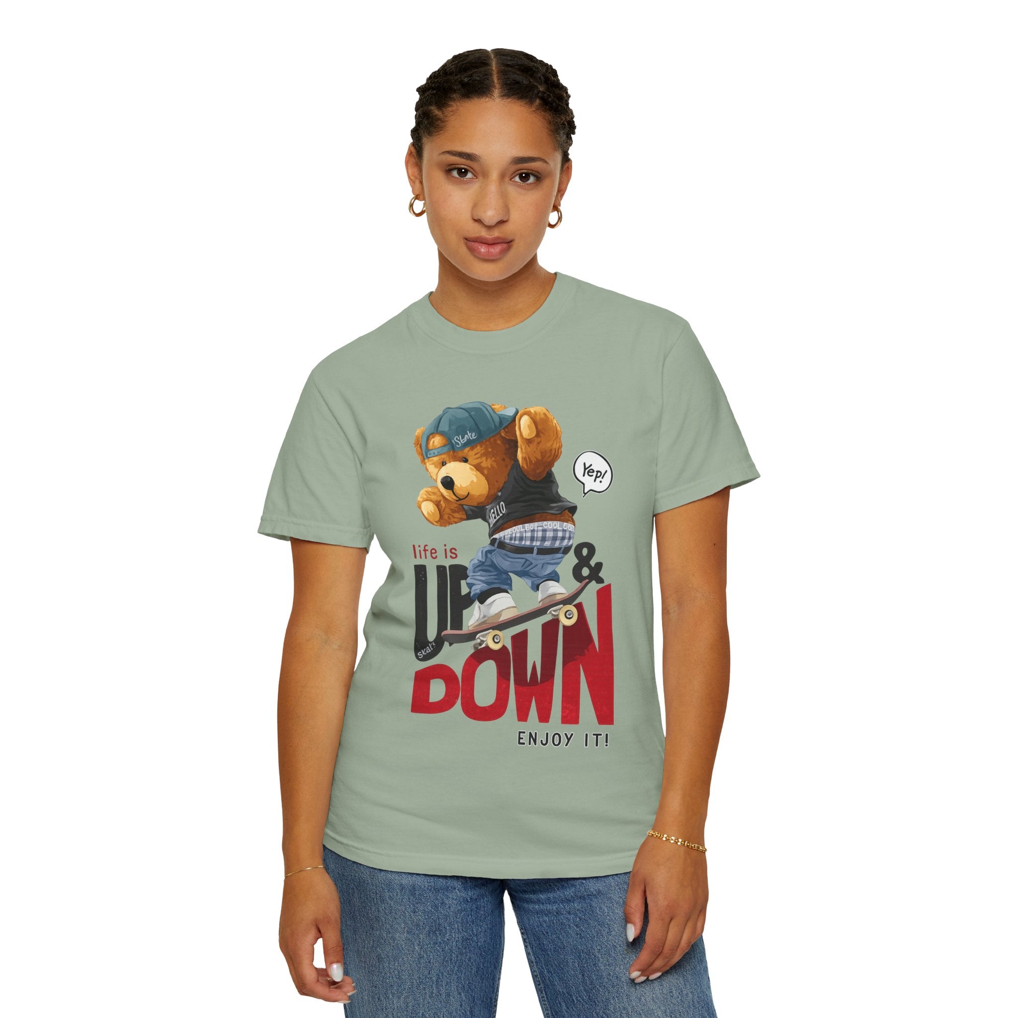 Life Is Up & Down Teddy Bear T-Shirt