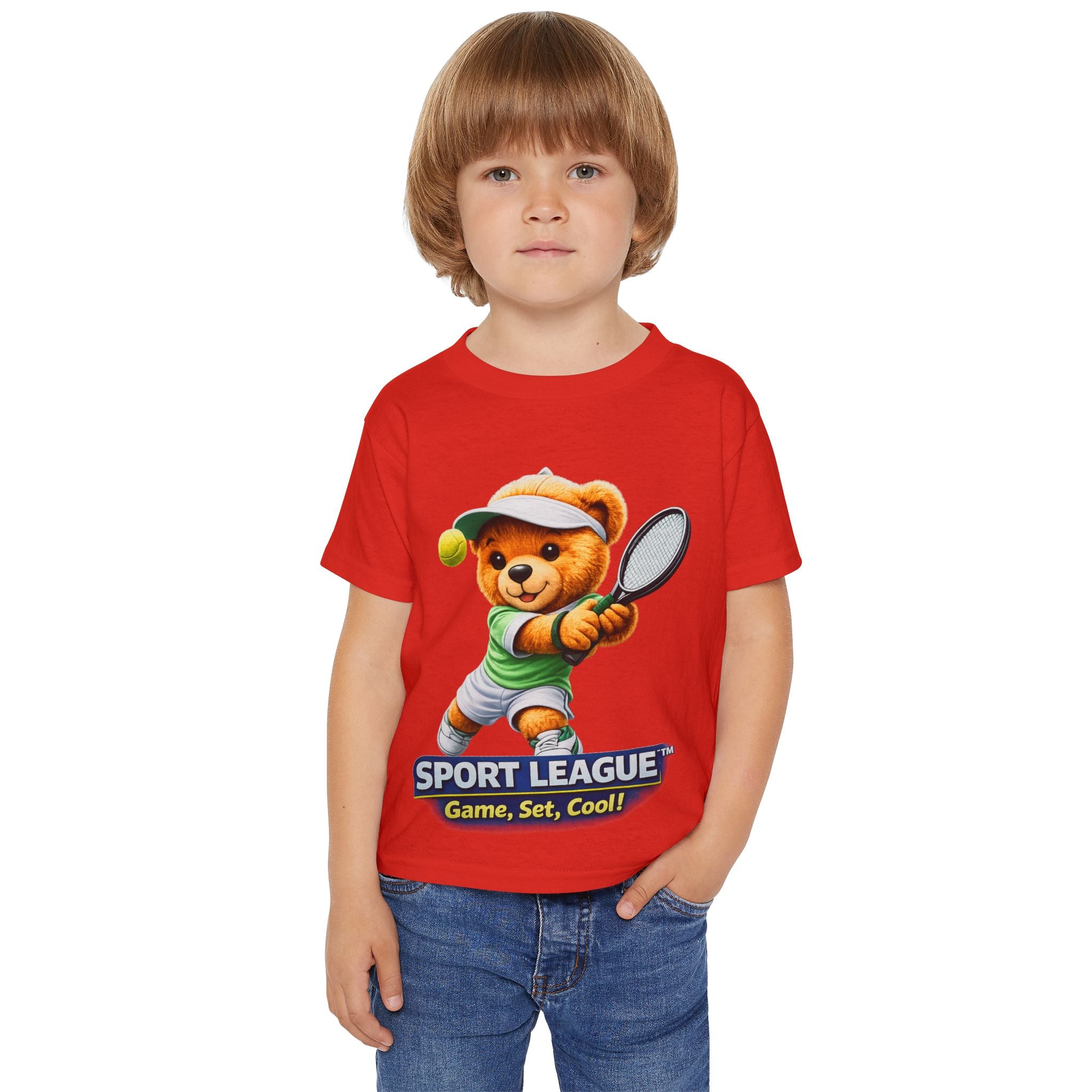 Kids Tennis Teddy Bear T-Shirt