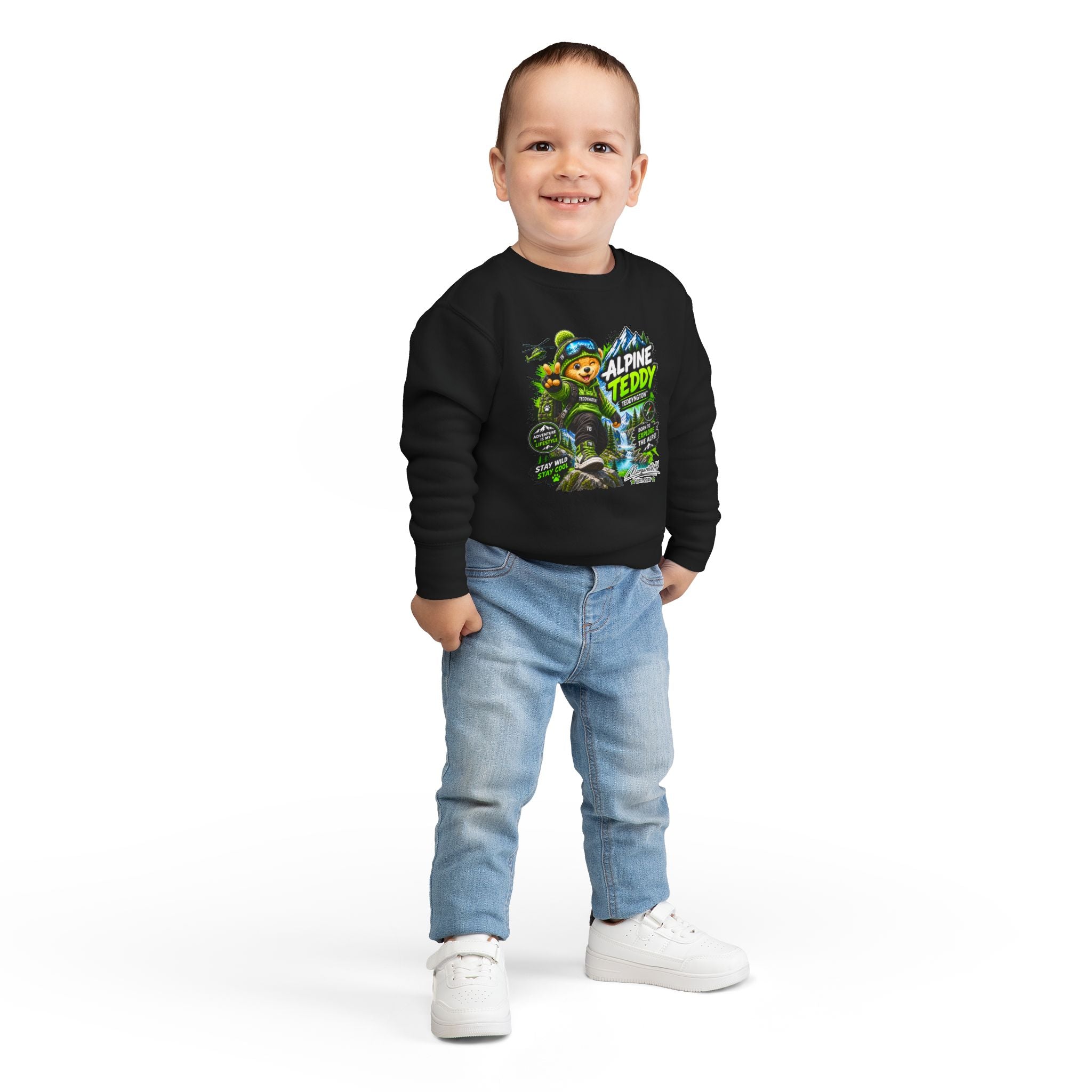 Alpine Teddy Toddler Sweatshirt