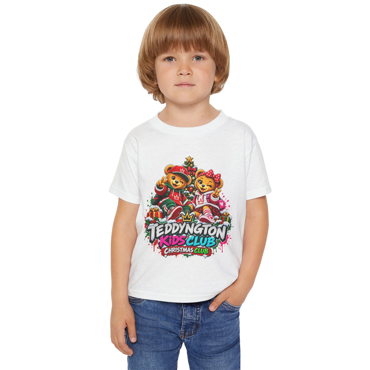 Teddyngton Kids Club Christmas T-Shirt