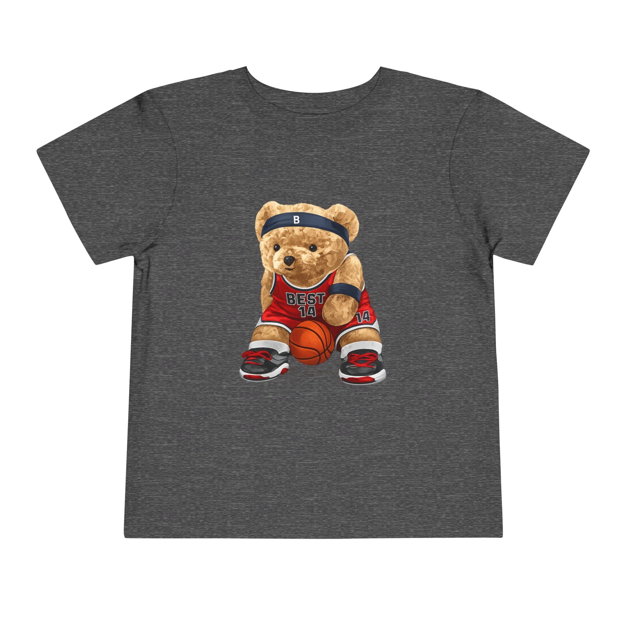 Toddler Basketball Teddy Bear T-Shirt