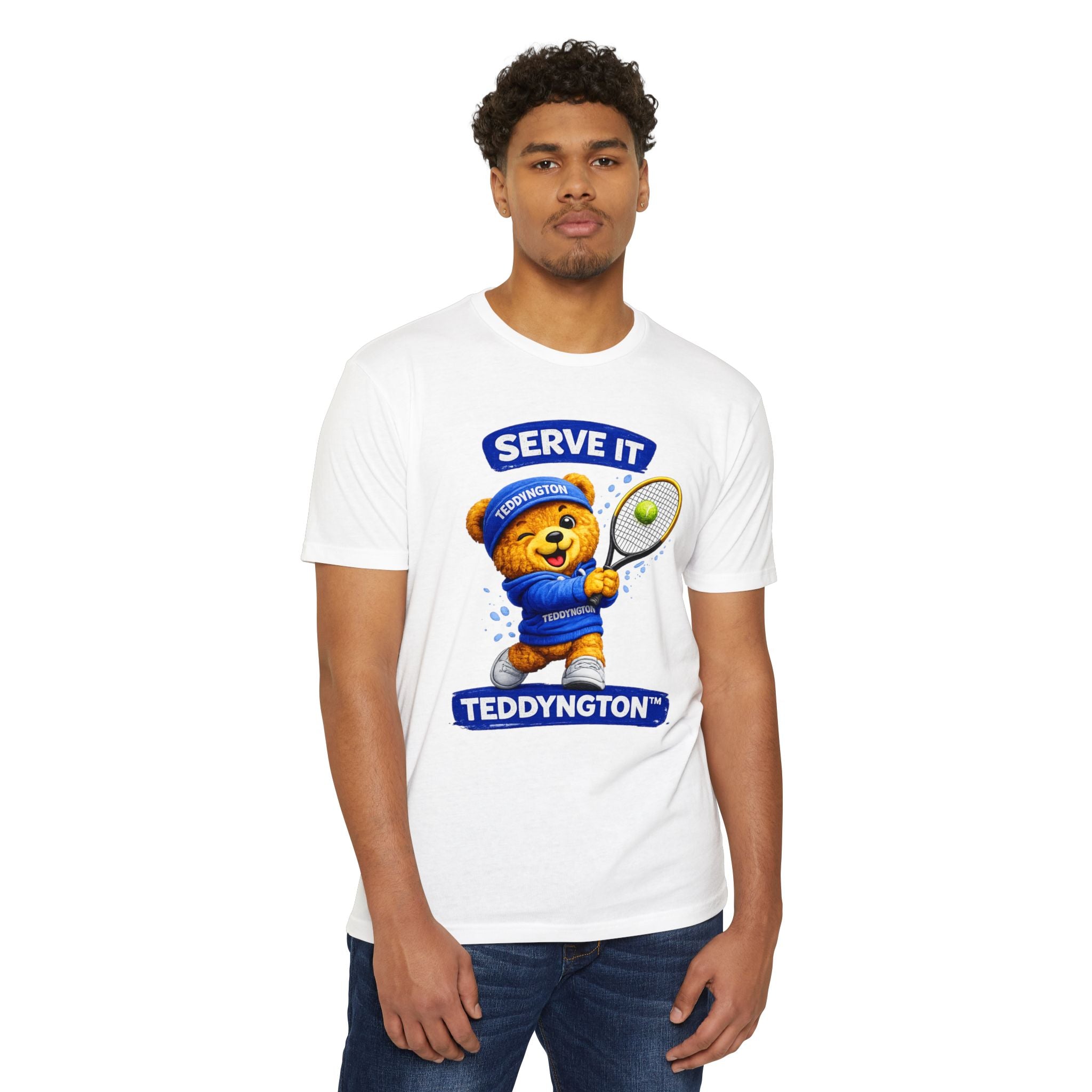 Serve It Teddington Tennis Bear T-Shirt