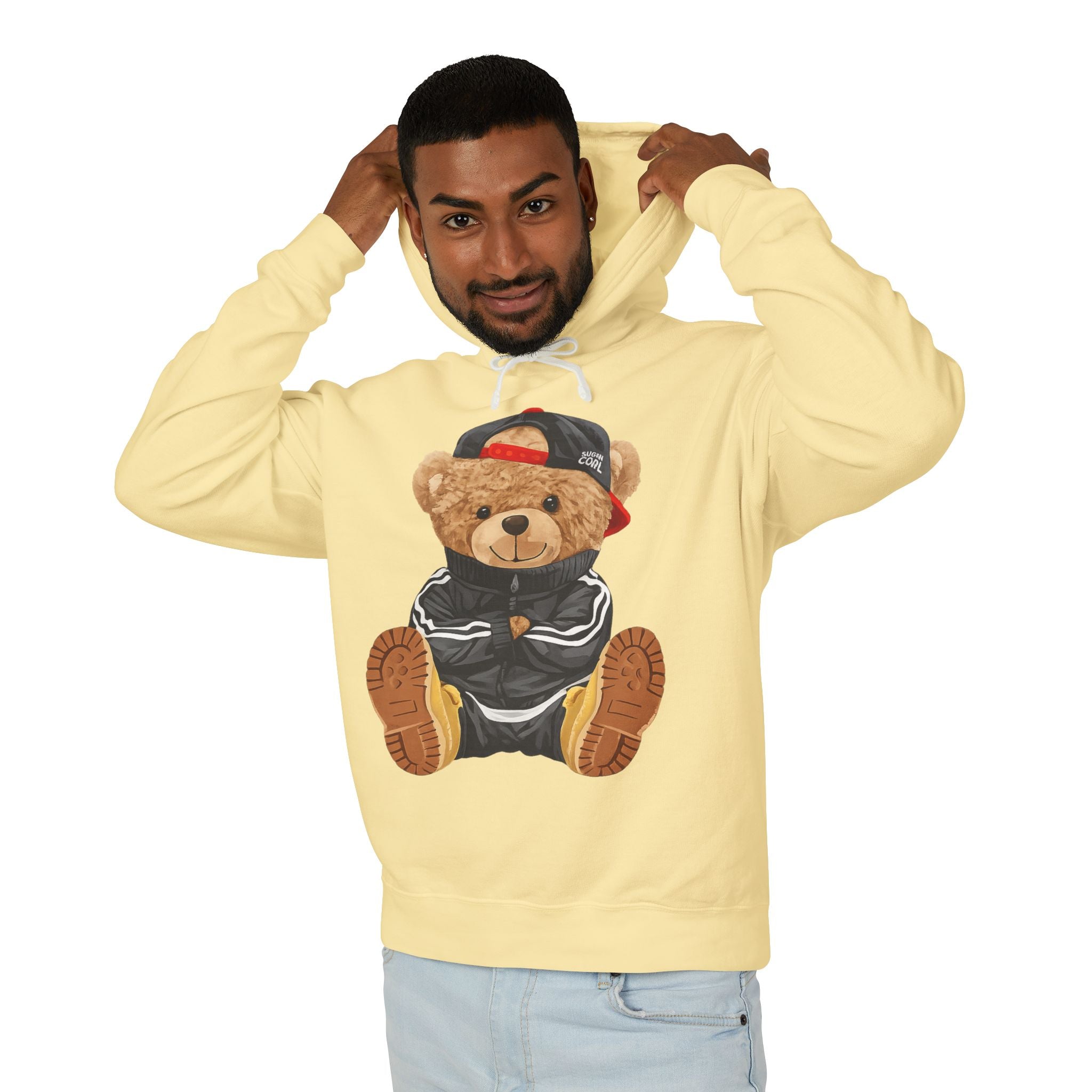 Urban Teddy Bear Streetwear Graphic Hoodie