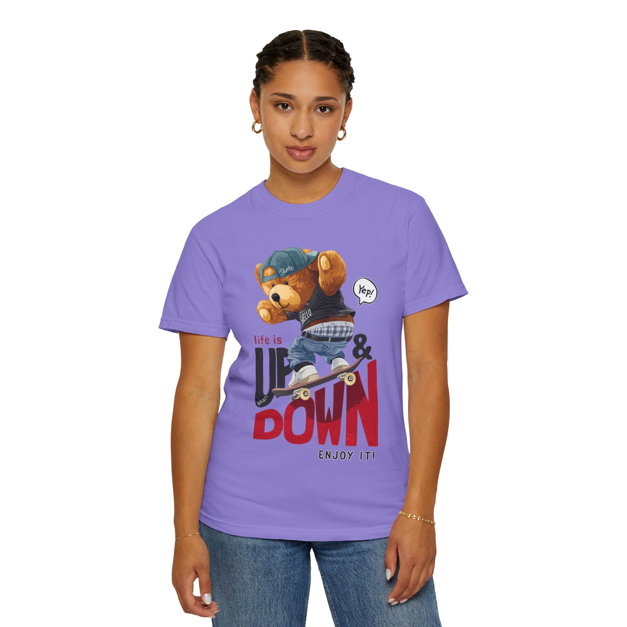 Life Is Up & Down Teddy Bear T-Shirt