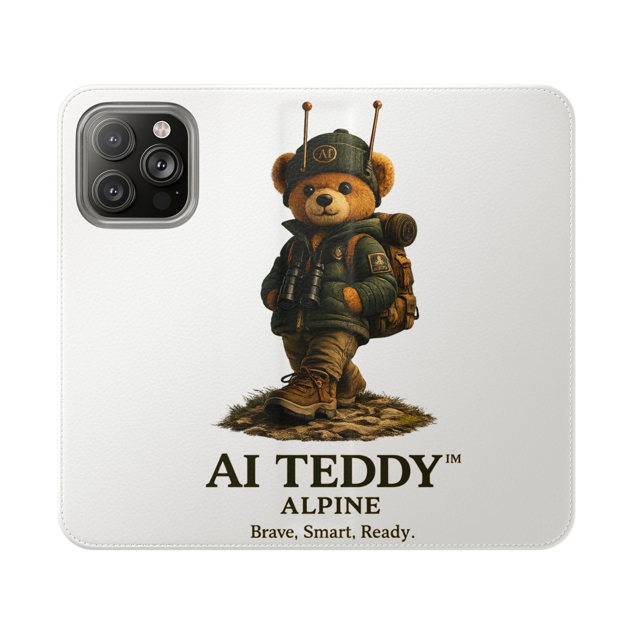 AI Teddy Alpine Wallet Phone Case