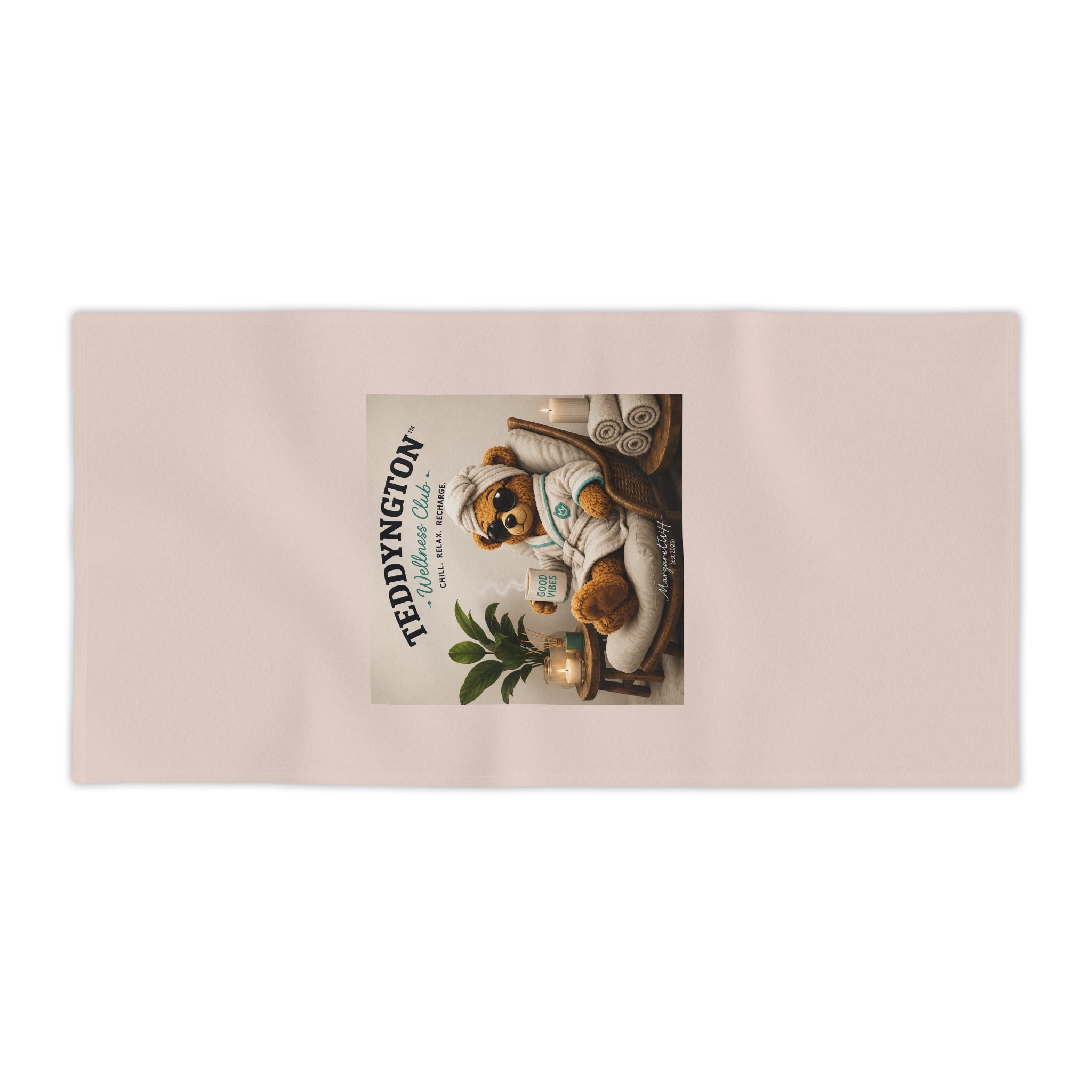 Teddyngton Wellness Club Premium Beach Towel