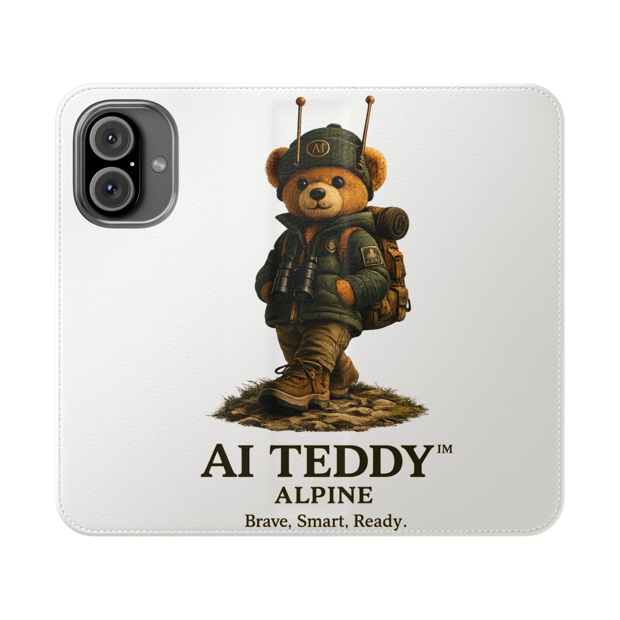 AI Teddy Alpine Wallet Phone Case