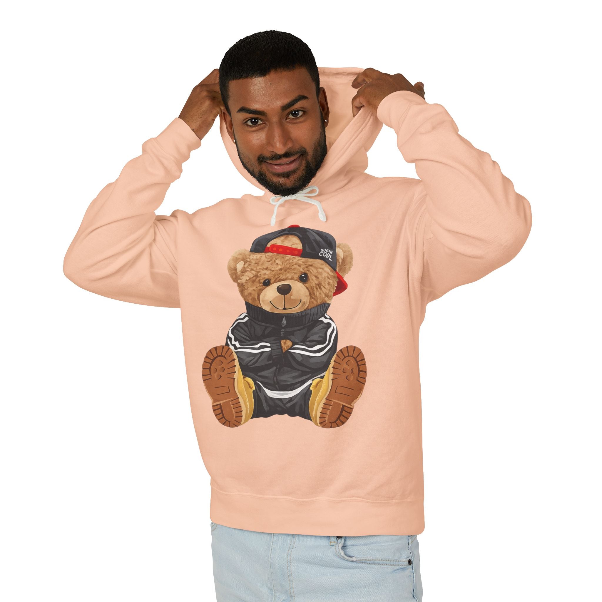 Urban Teddy Bear Streetwear Graphic Hoodie