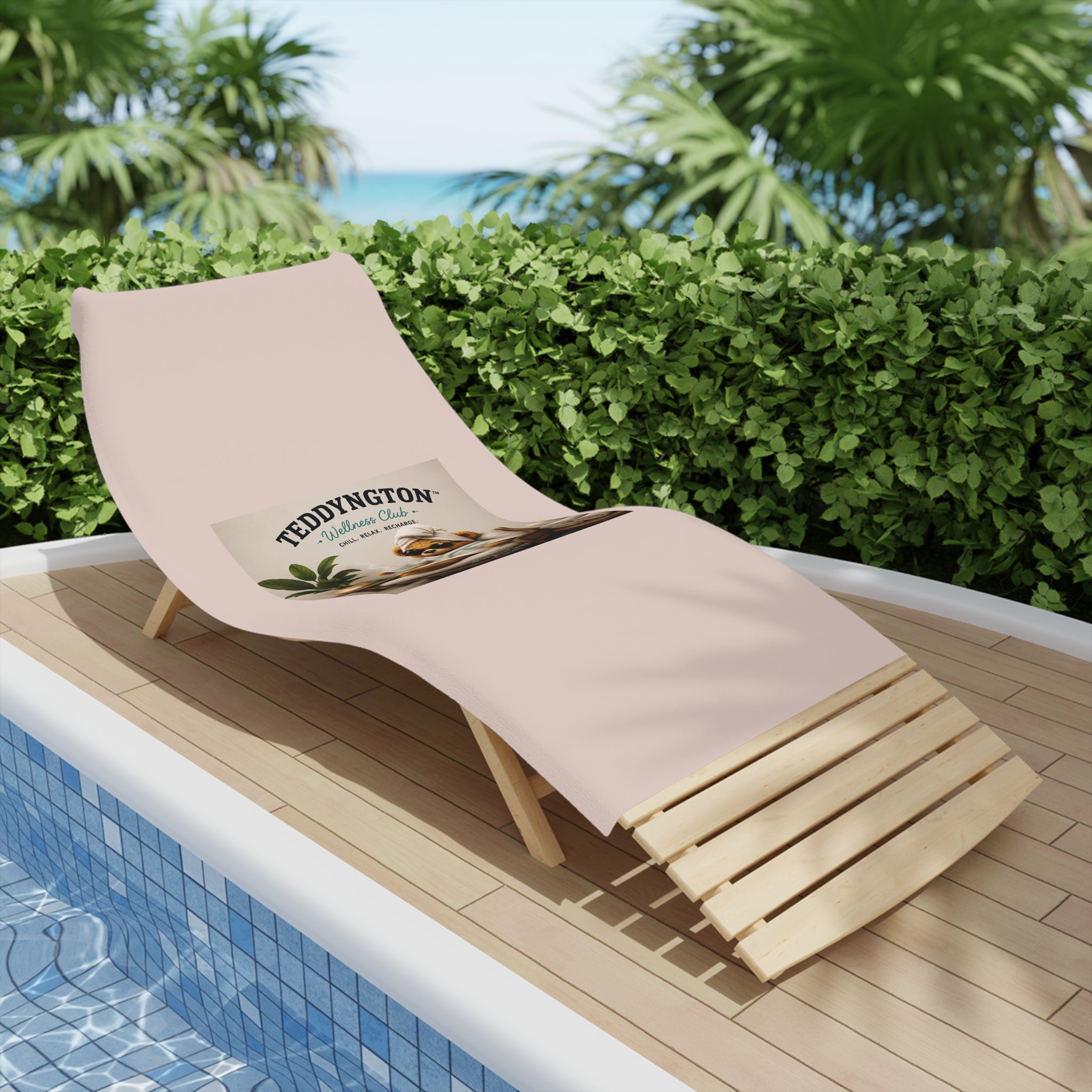 Teddyngton Wellness Club Premium Beach Towel