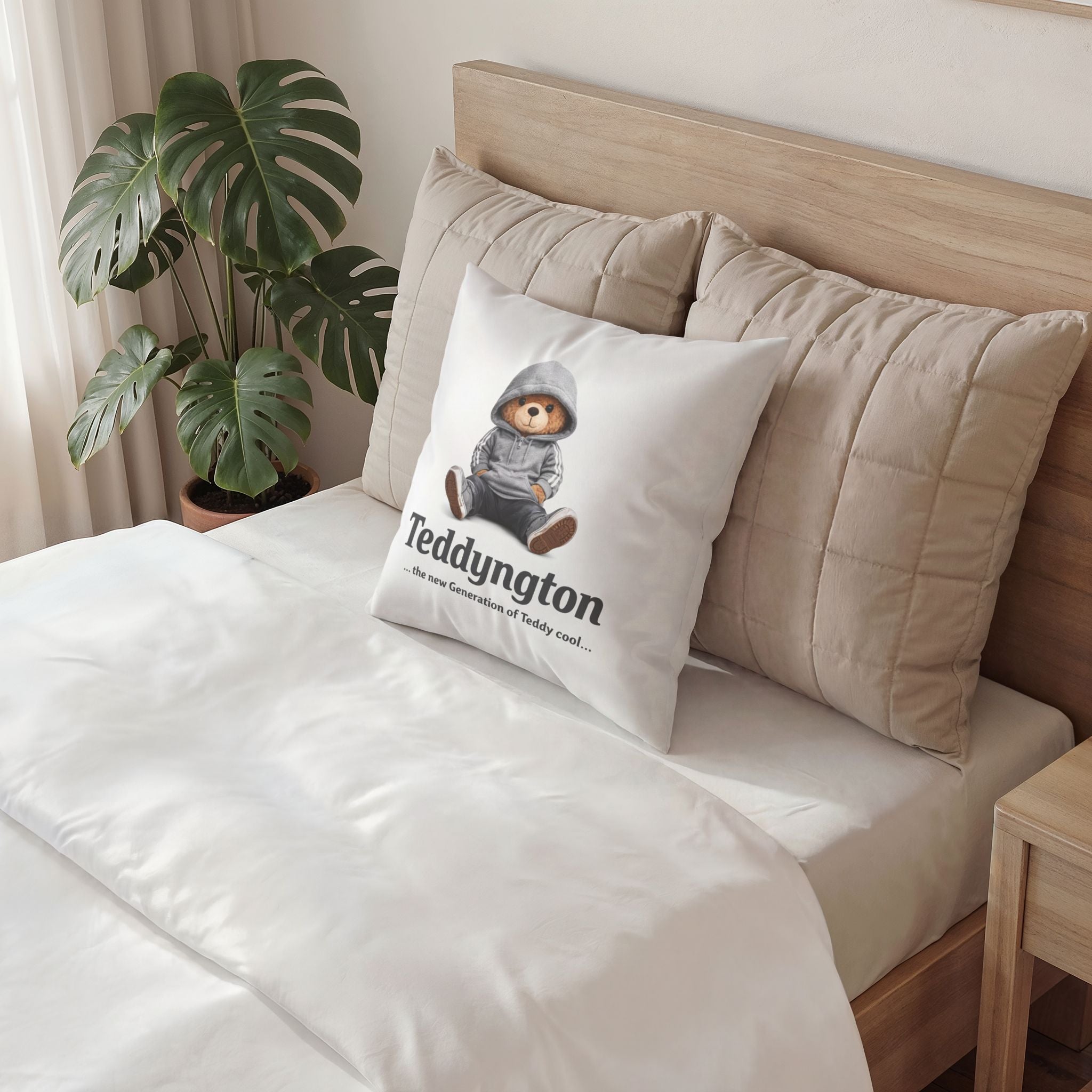 Teddyington Classic Teddy Throw Pillow