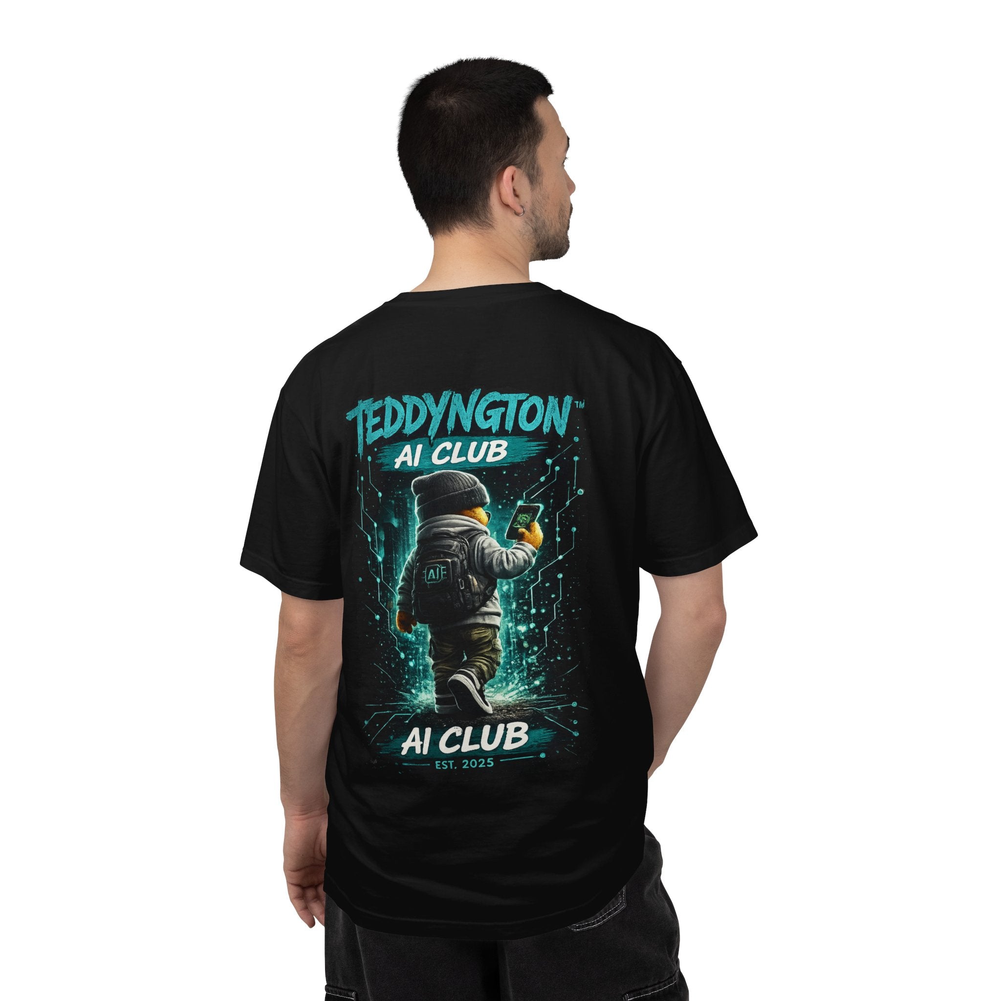 Teddyngton Ai Club Front & Back Print T-Shirt