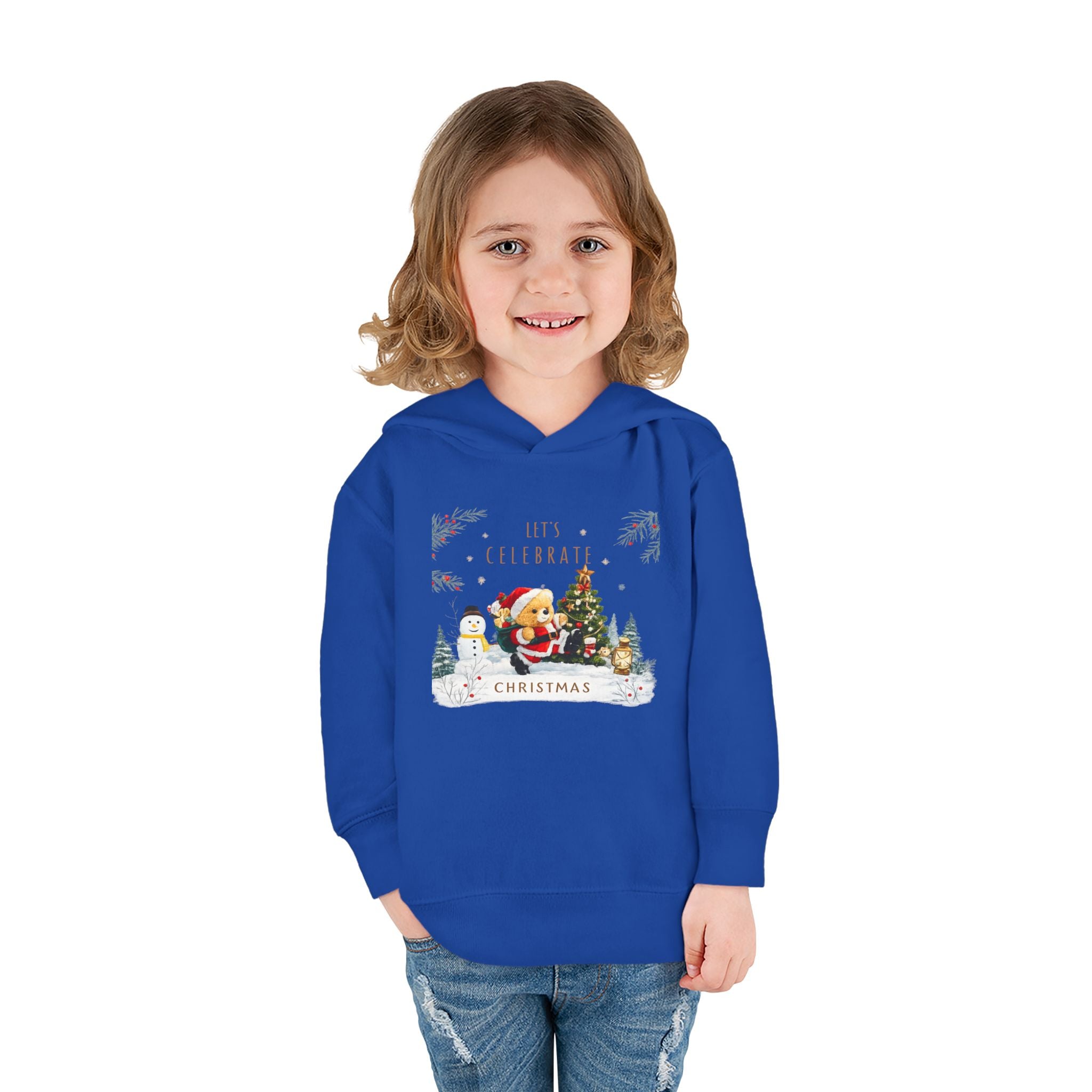 Let's Celebrate Christmas Toddler Hoodie