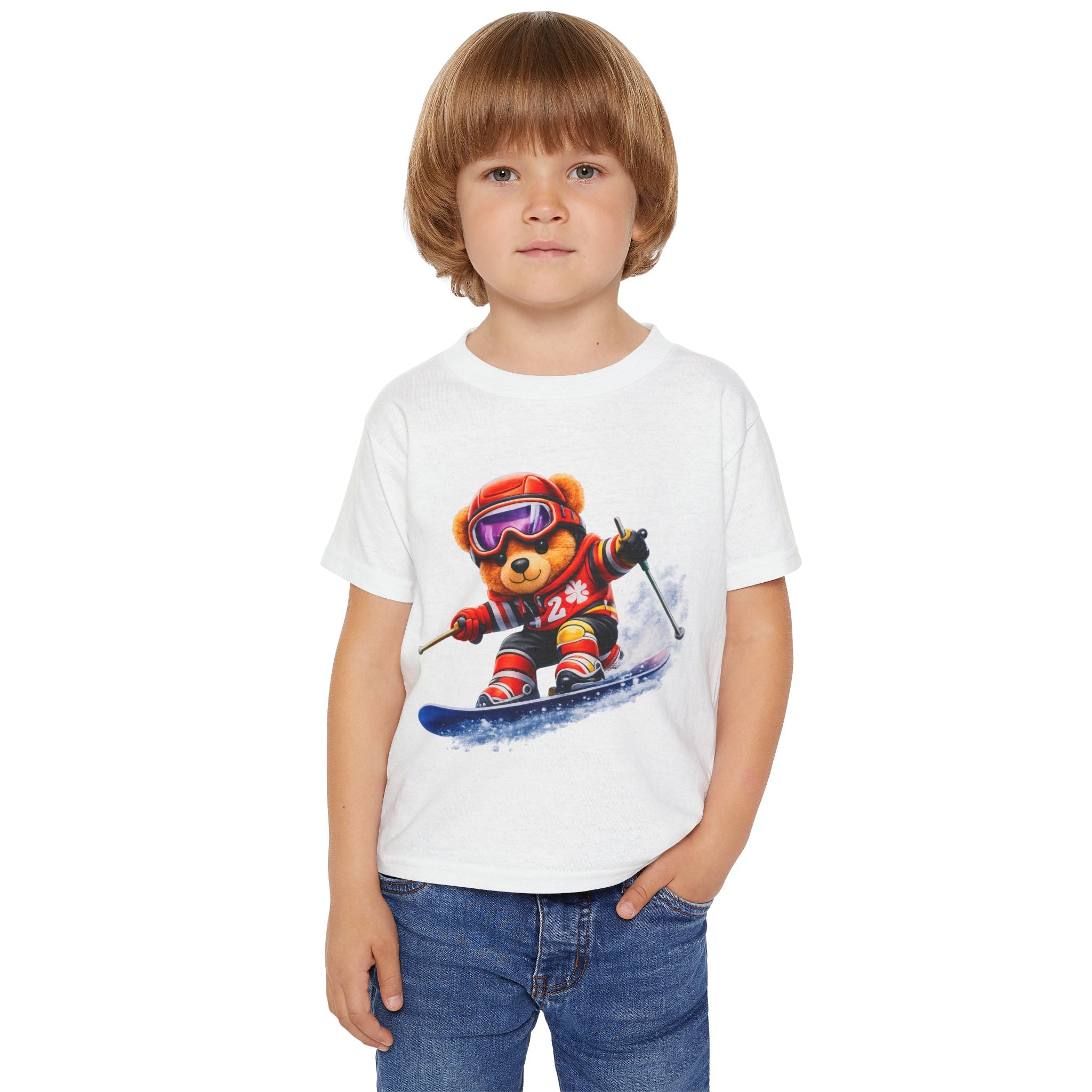 Teddyngton Ski Bear Kids T-Shirt