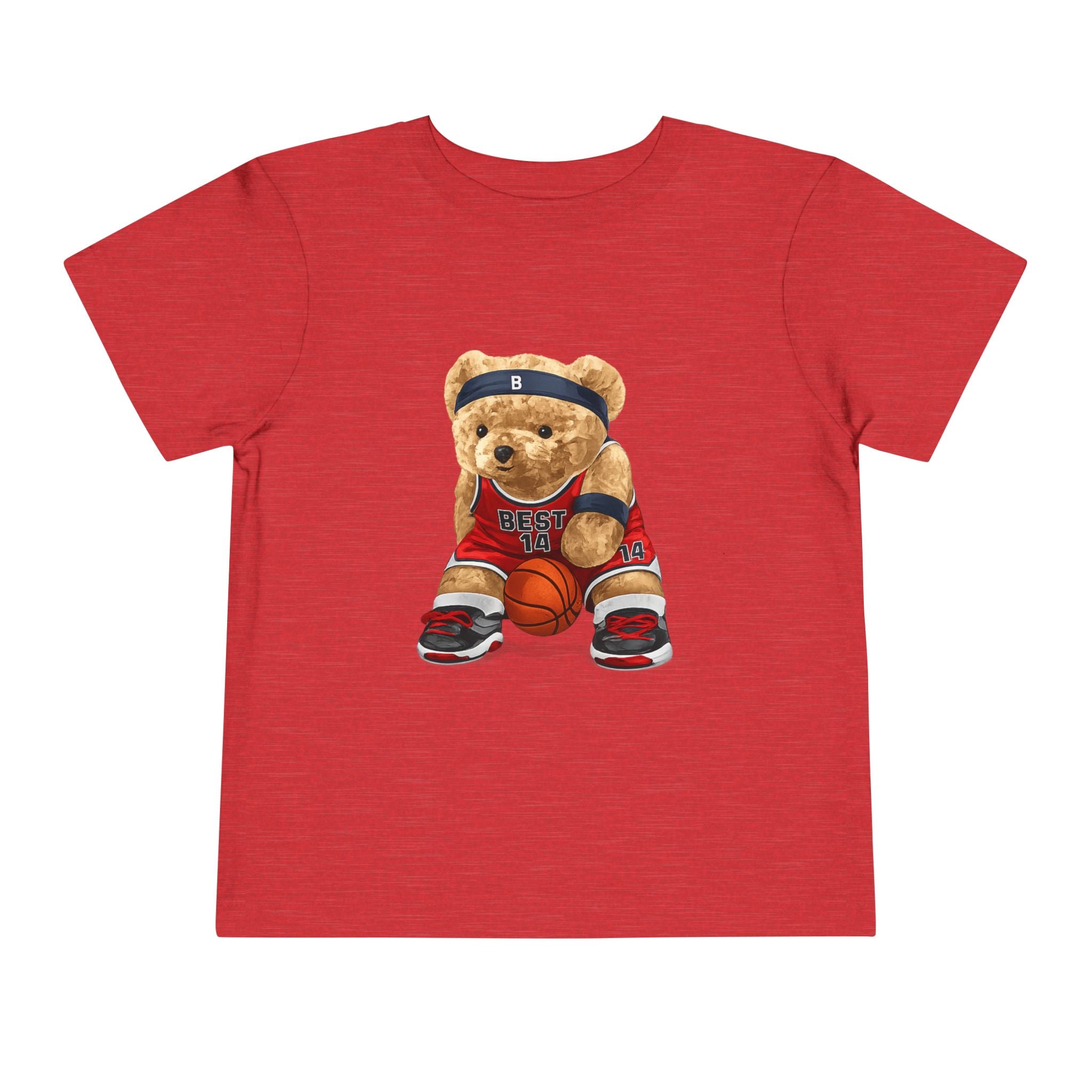 Toddler Basketball Teddy Bear T-Shirt