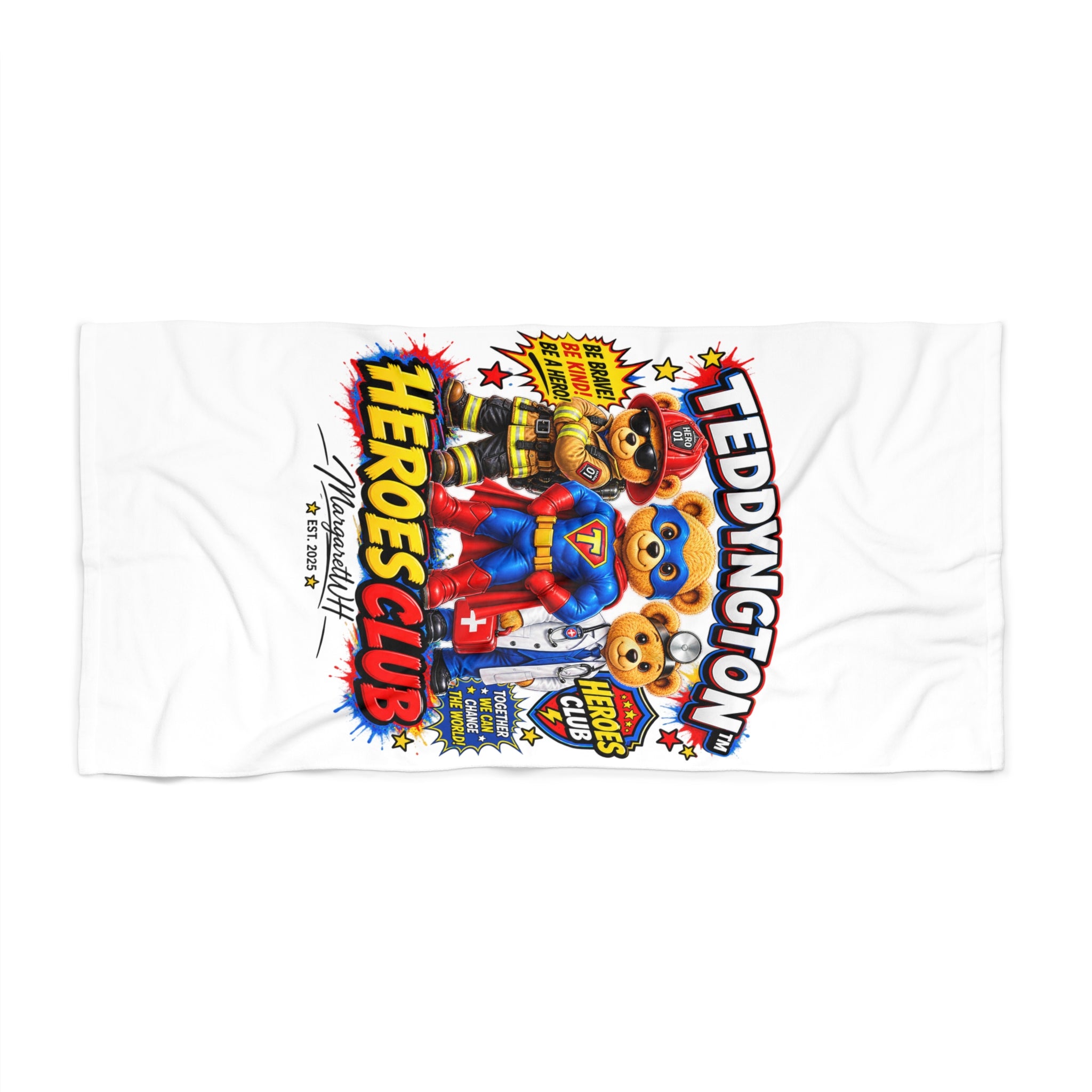 Teddyngton Heroes Club Beach Towel