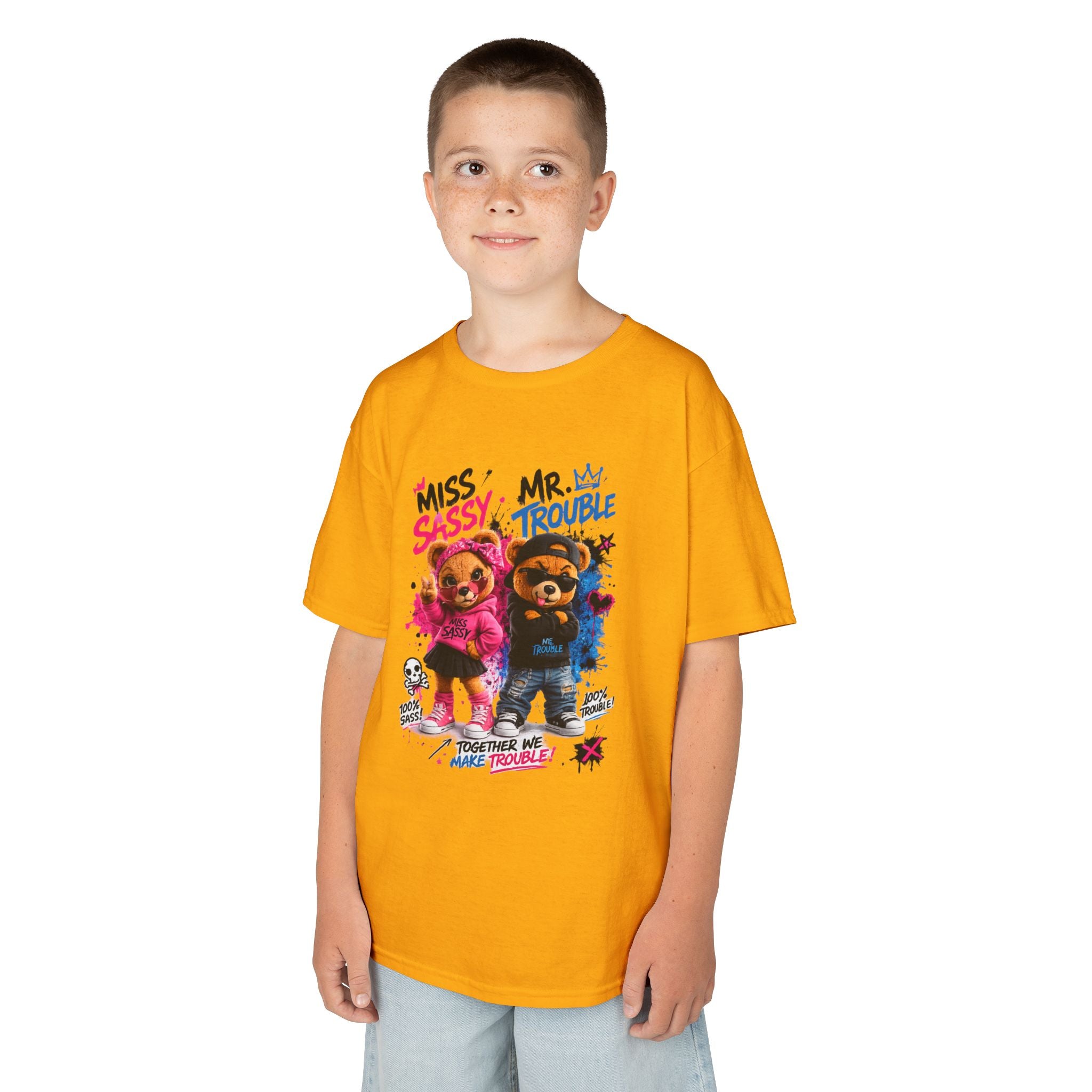 Miss Sassy & Mr. Trouble Teddy Bear T-Shirt