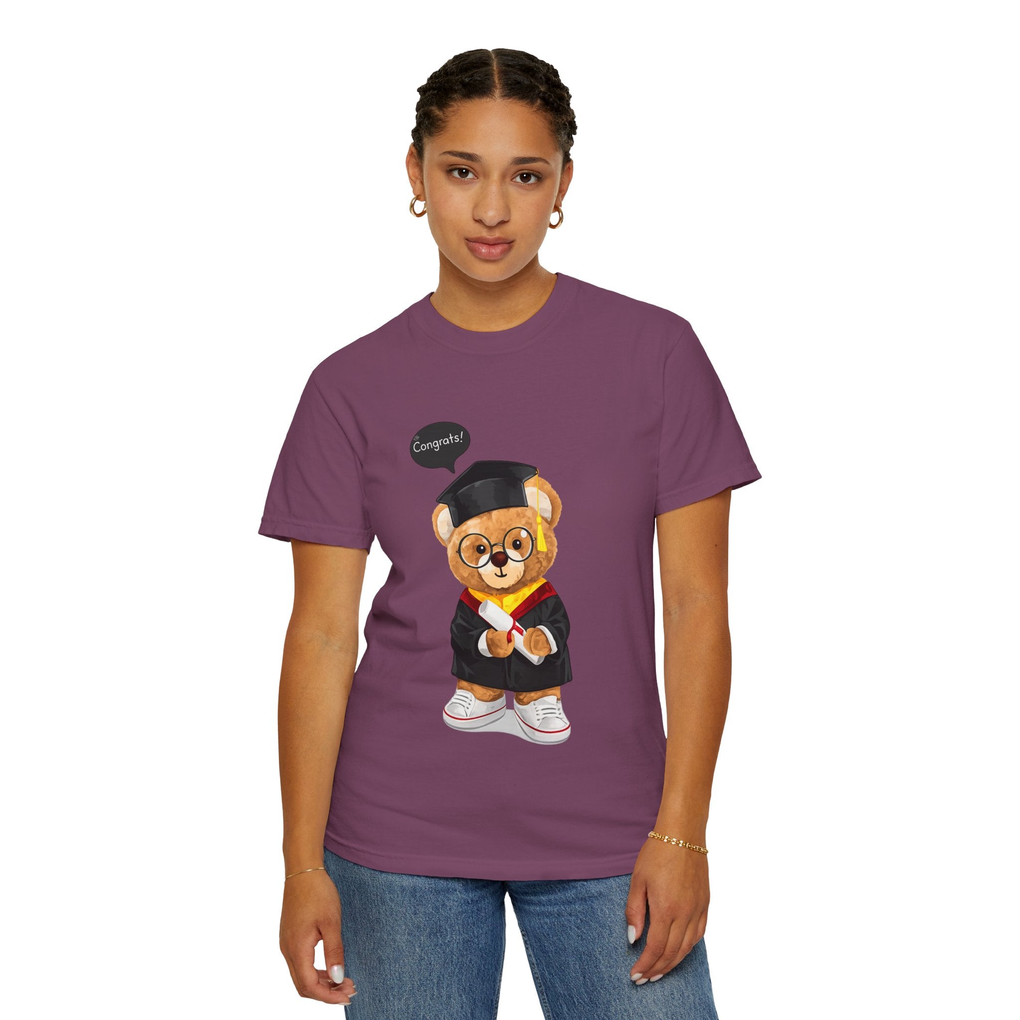 Graduation Teddy Bear Graphic T-Shirt