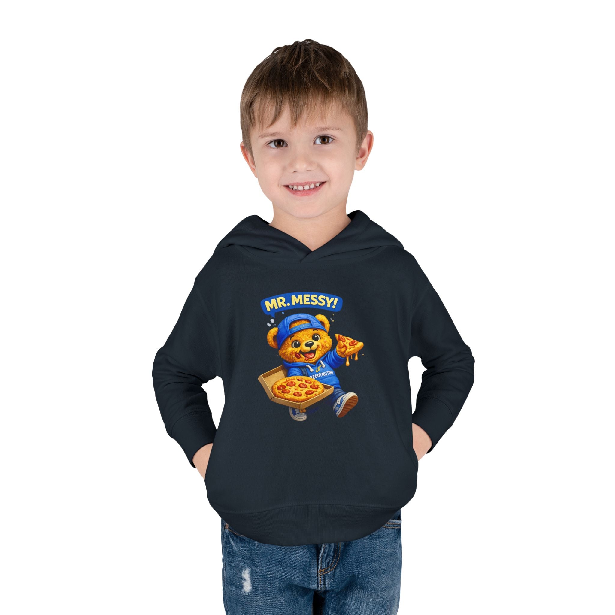Mr. Messy Pizza Teddy Hoodie