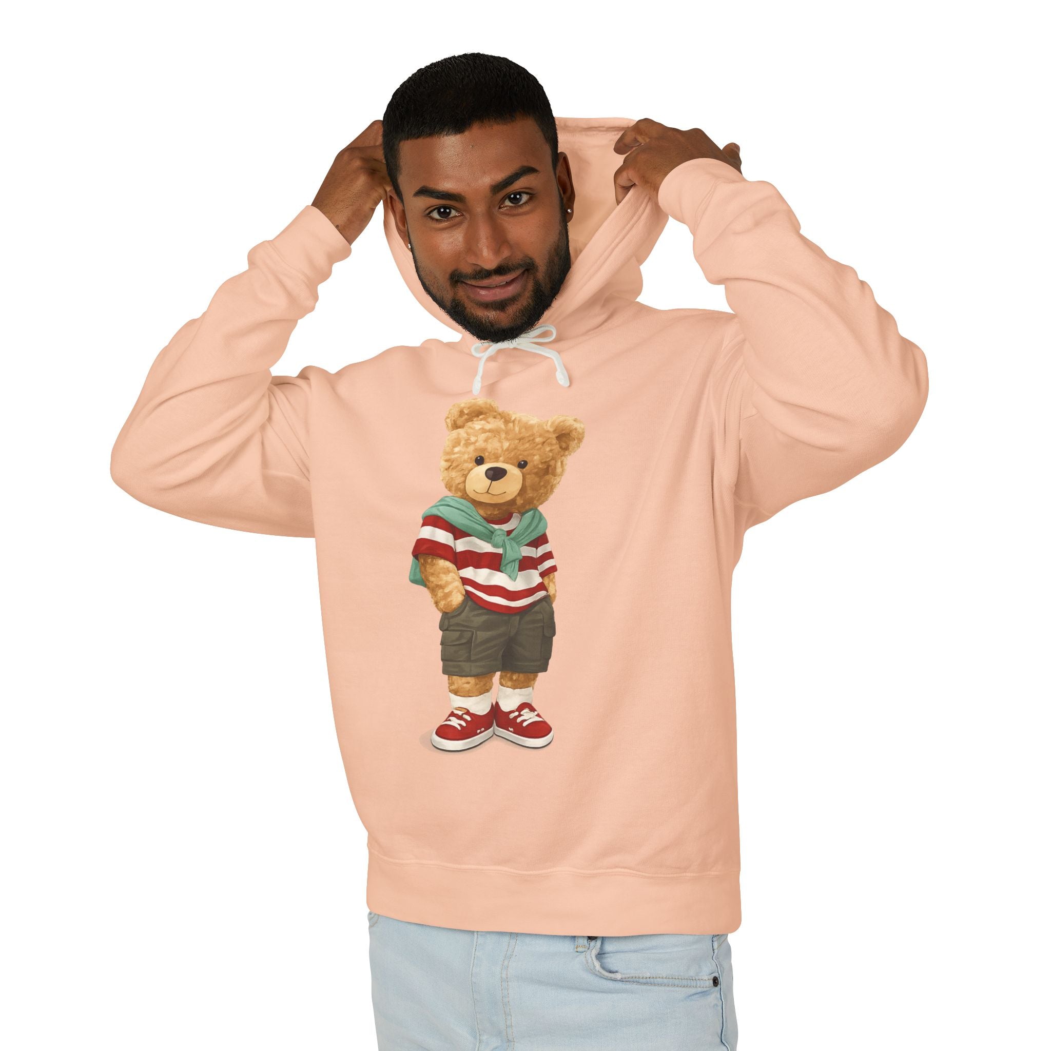 Vintage Teddy Bear Graphic Hoodie