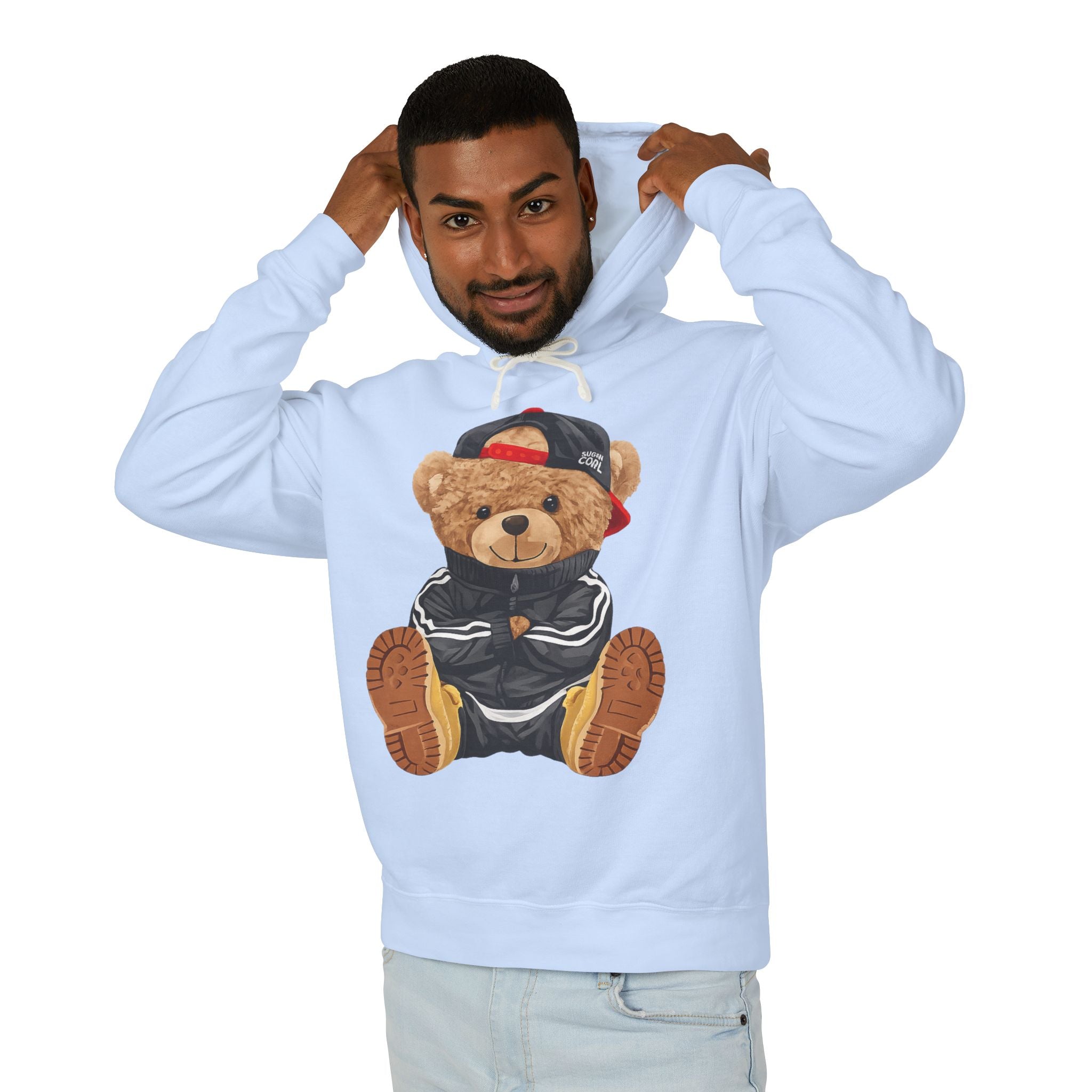 Urban Teddy Bear Streetwear Graphic Hoodie
