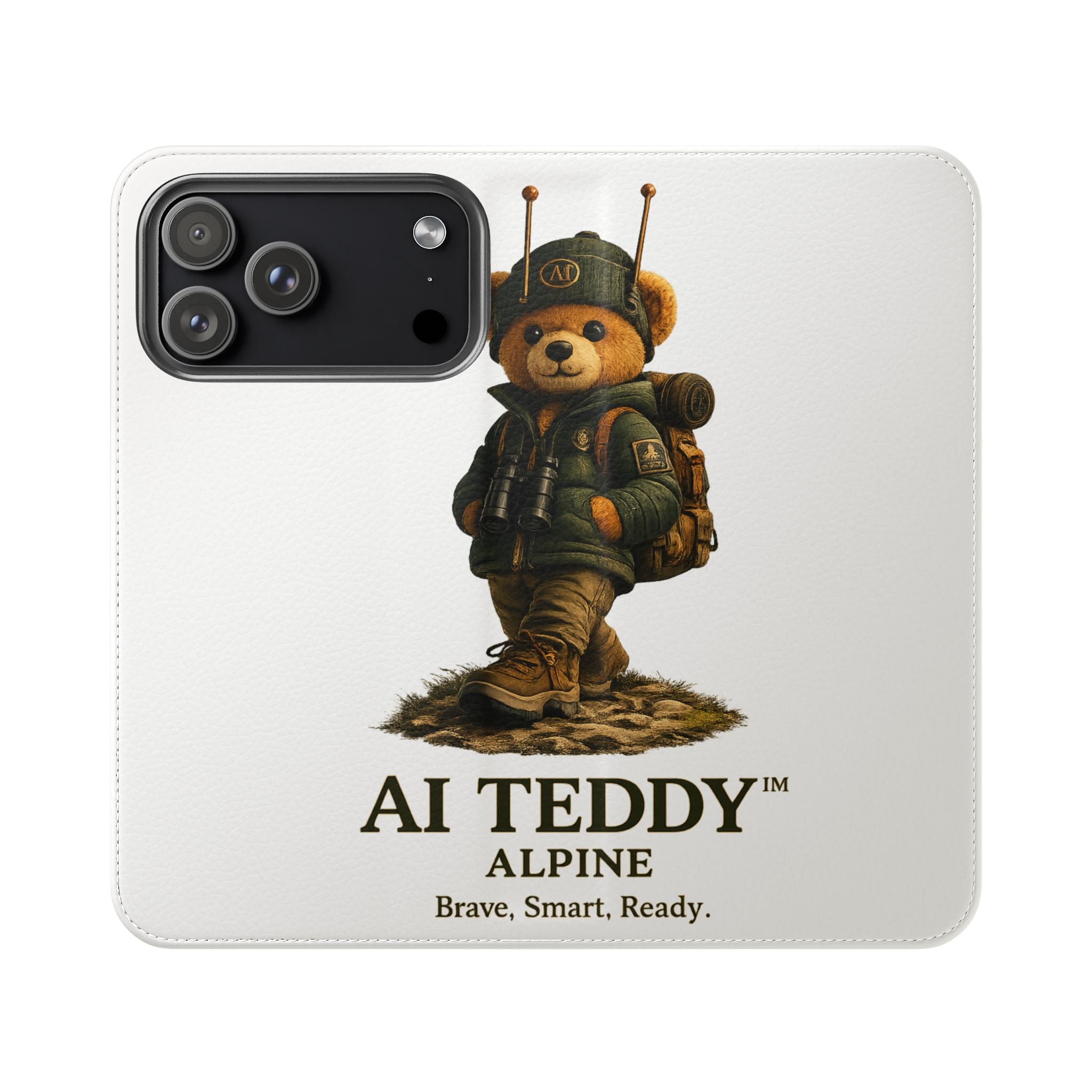 AI Teddy Alpine Wallet Phone Case