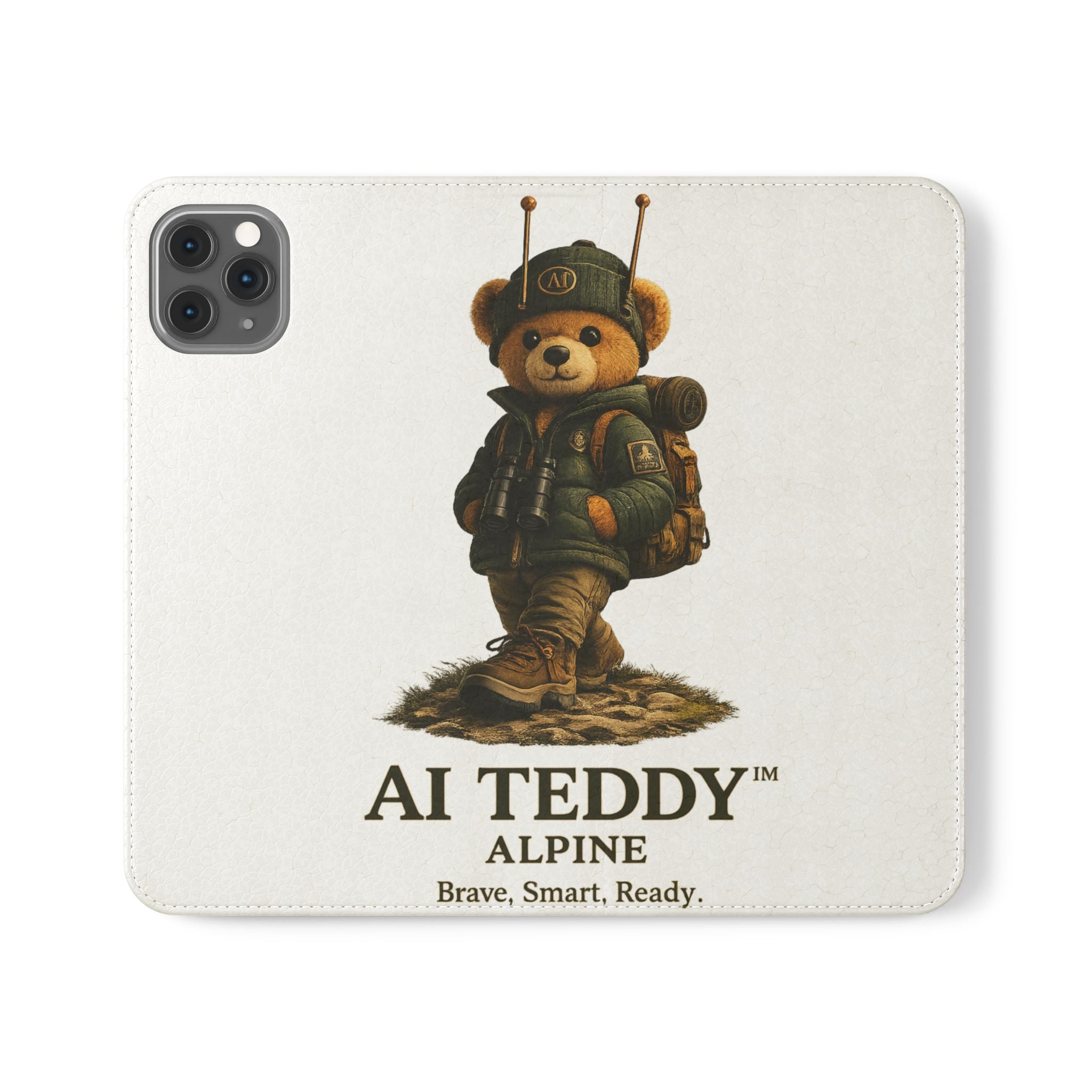 AI Teddy Alpine Wallet Phone Case