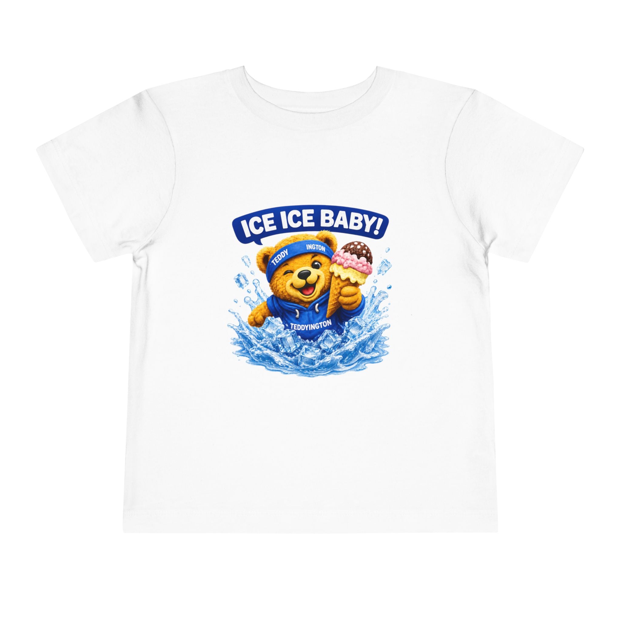 Toddler Ice Ice Baby Teddy Bear T-Shirt