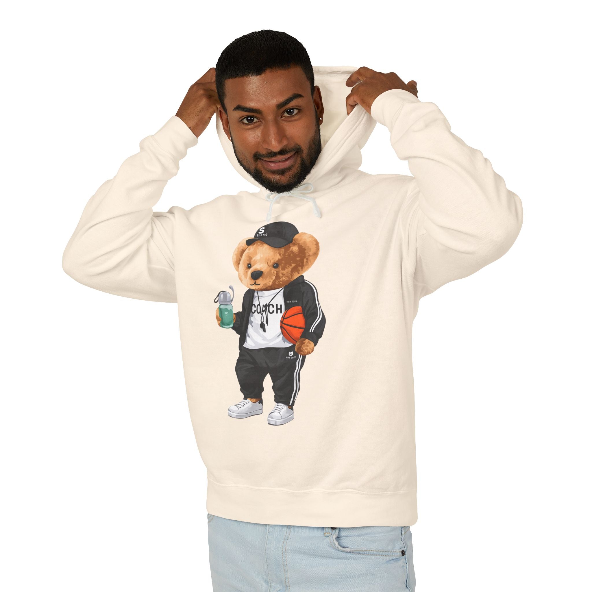 Basketball Coach Teddy Bear Hoodie