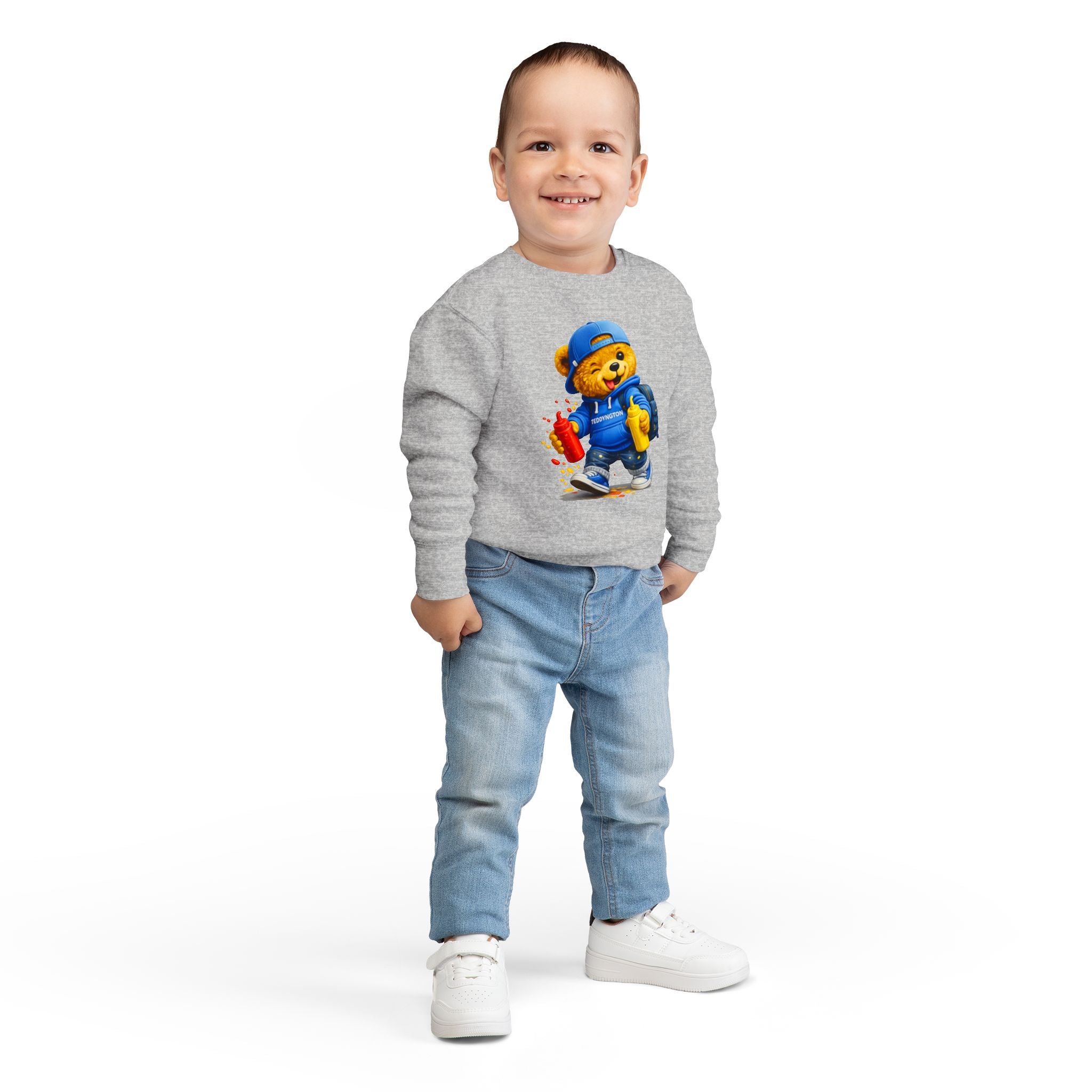Cute Teddy Bear Toddler Sweatshirt