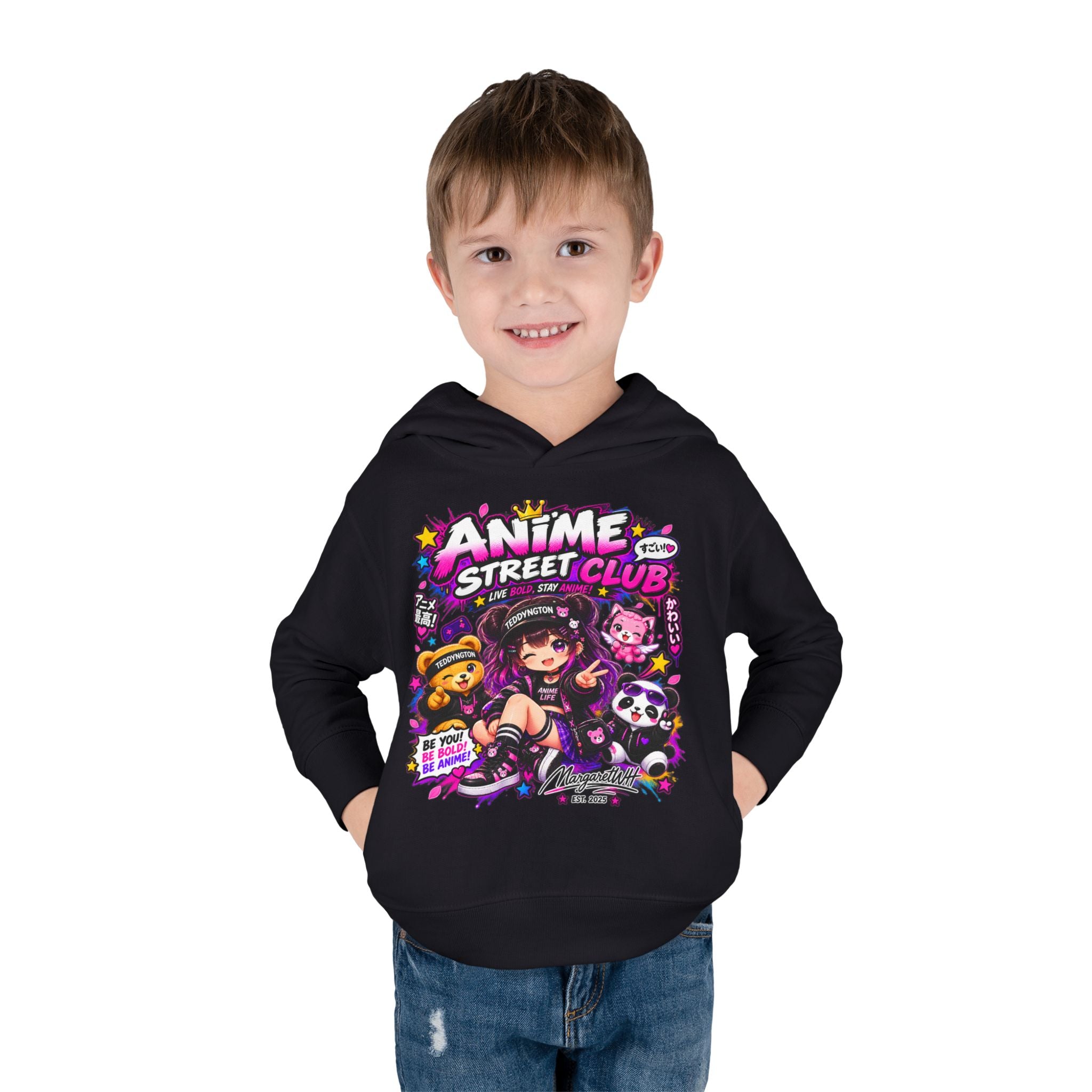 Teddyngton Anime Street Club Kids Hoodie
