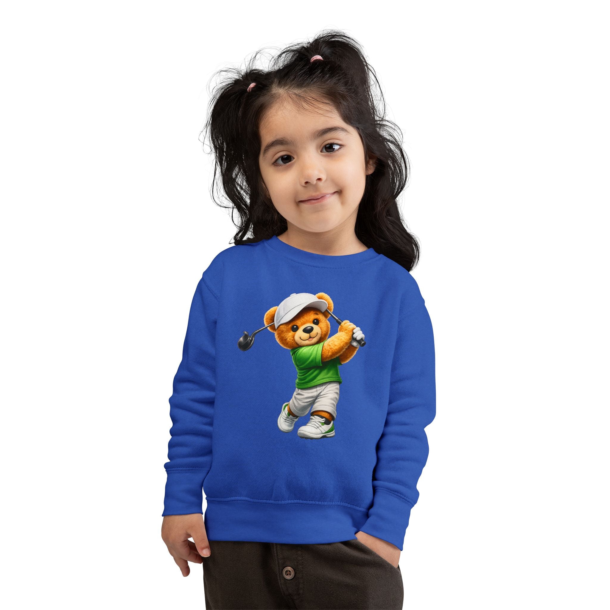 Kids Golf Teddy Bear Sweatshirt