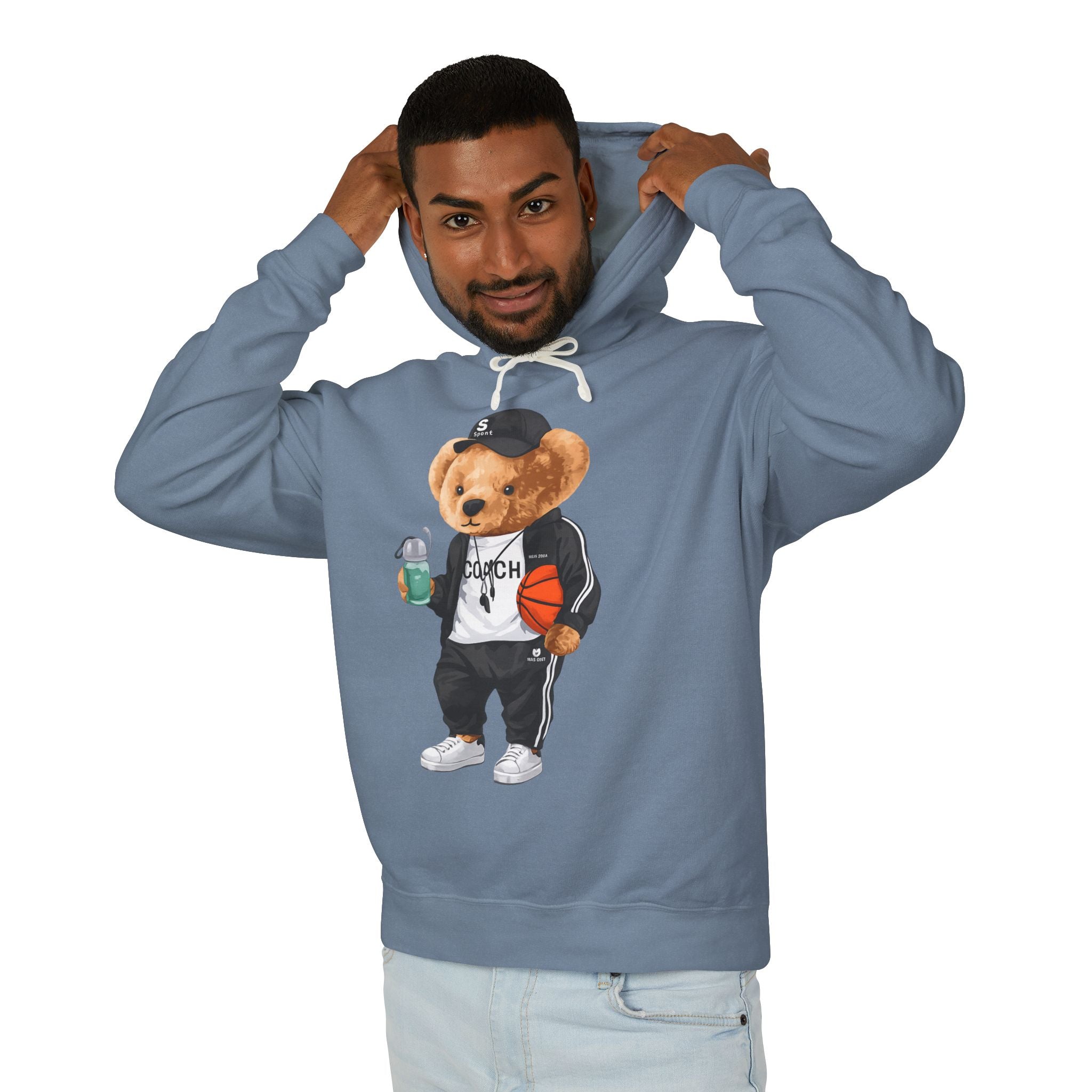 Basketball Coach Teddy Bear Hoodie