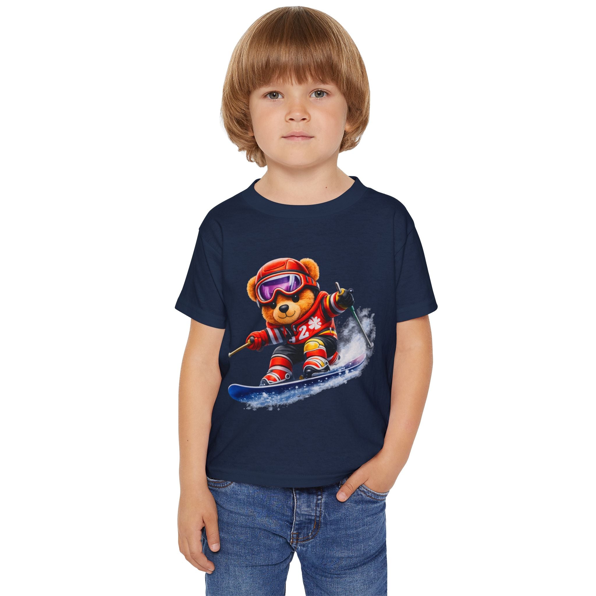 Teddyngton Ski Bear Kids T-Shirt