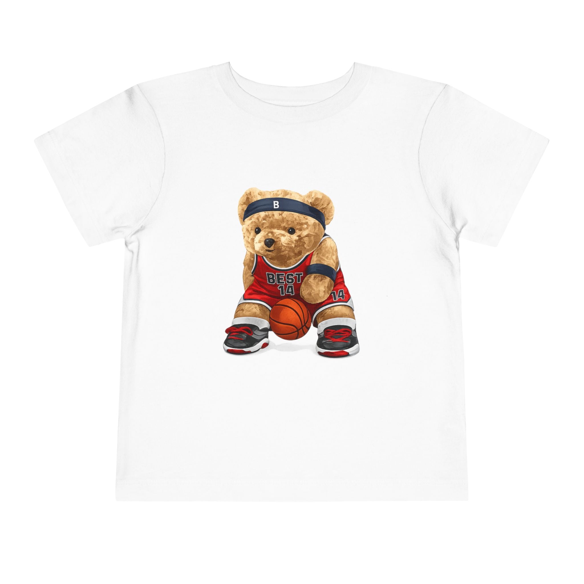 Toddler Basketball Teddy Bear T-Shirt