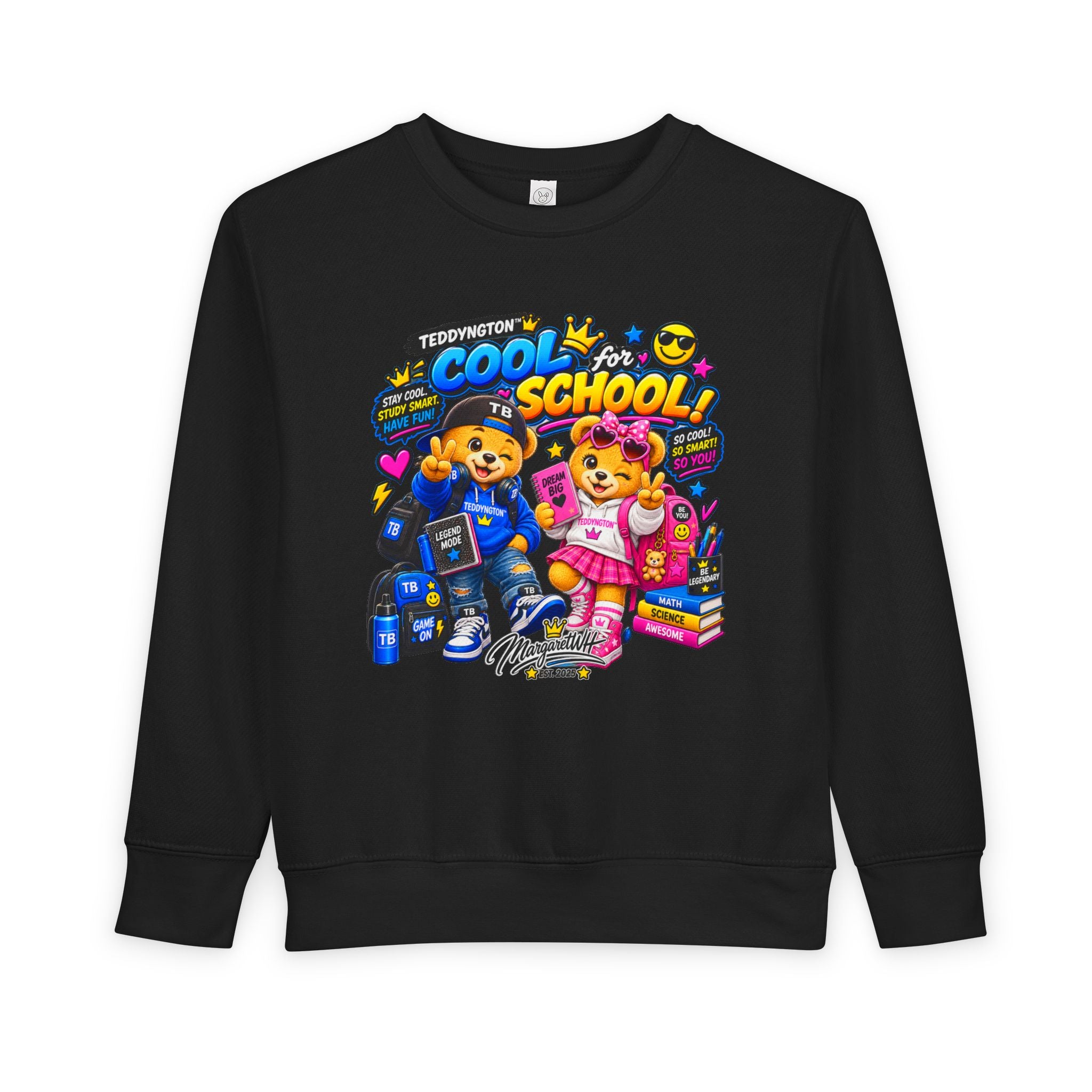 Teddyngton Cool for School Kids Sweatshirt