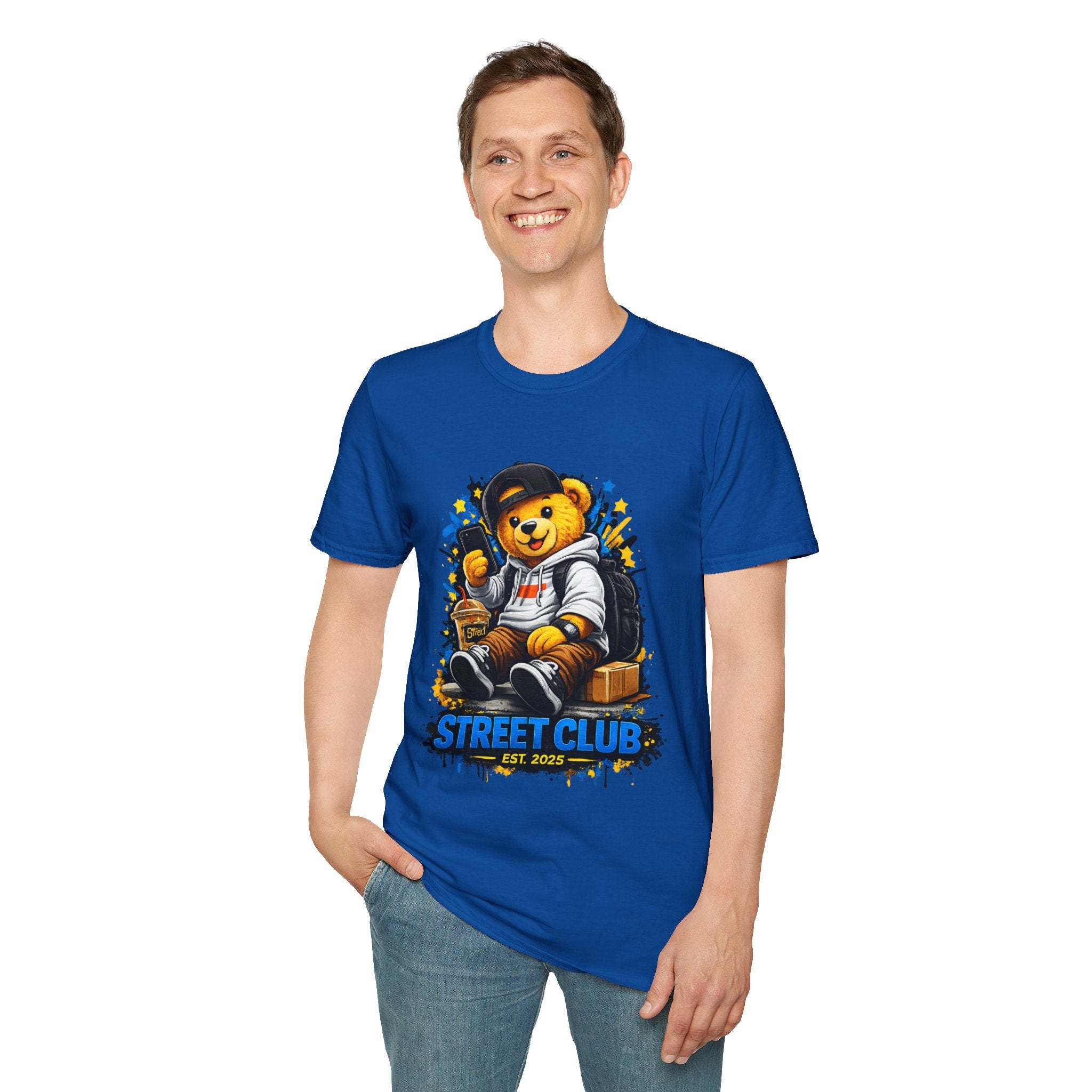 Street Club Teddy Graphic T-Shirt