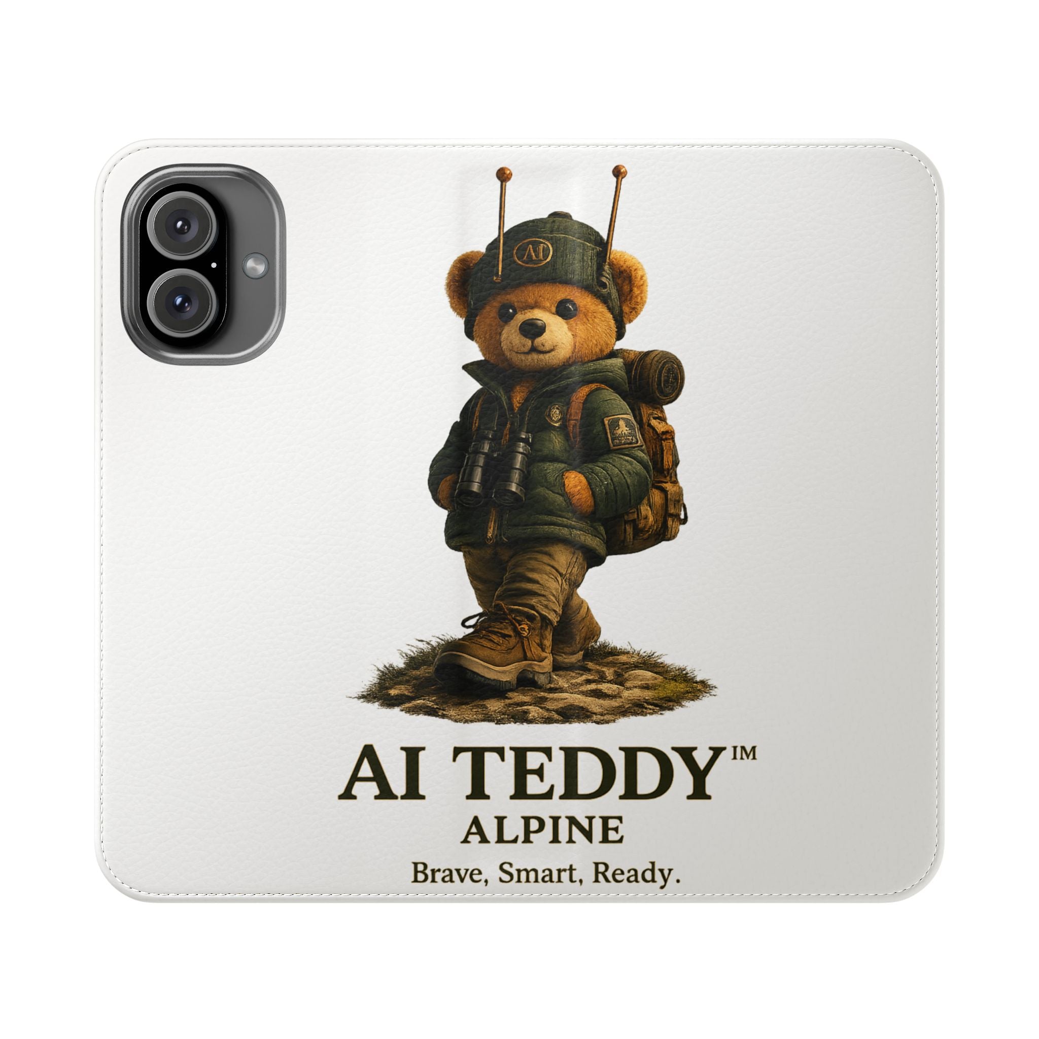 AI Teddy Alpine Wallet Phone Case