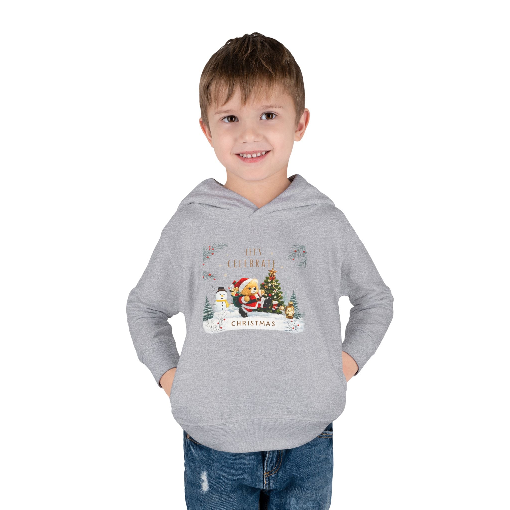 Let's Celebrate Christmas Toddler Hoodie